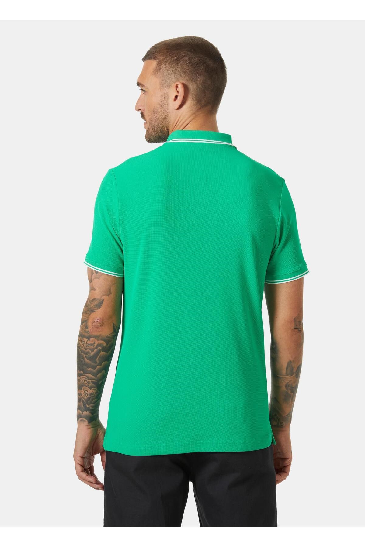 Kos Polo Yaka Yeşil Erkek T-Shırt