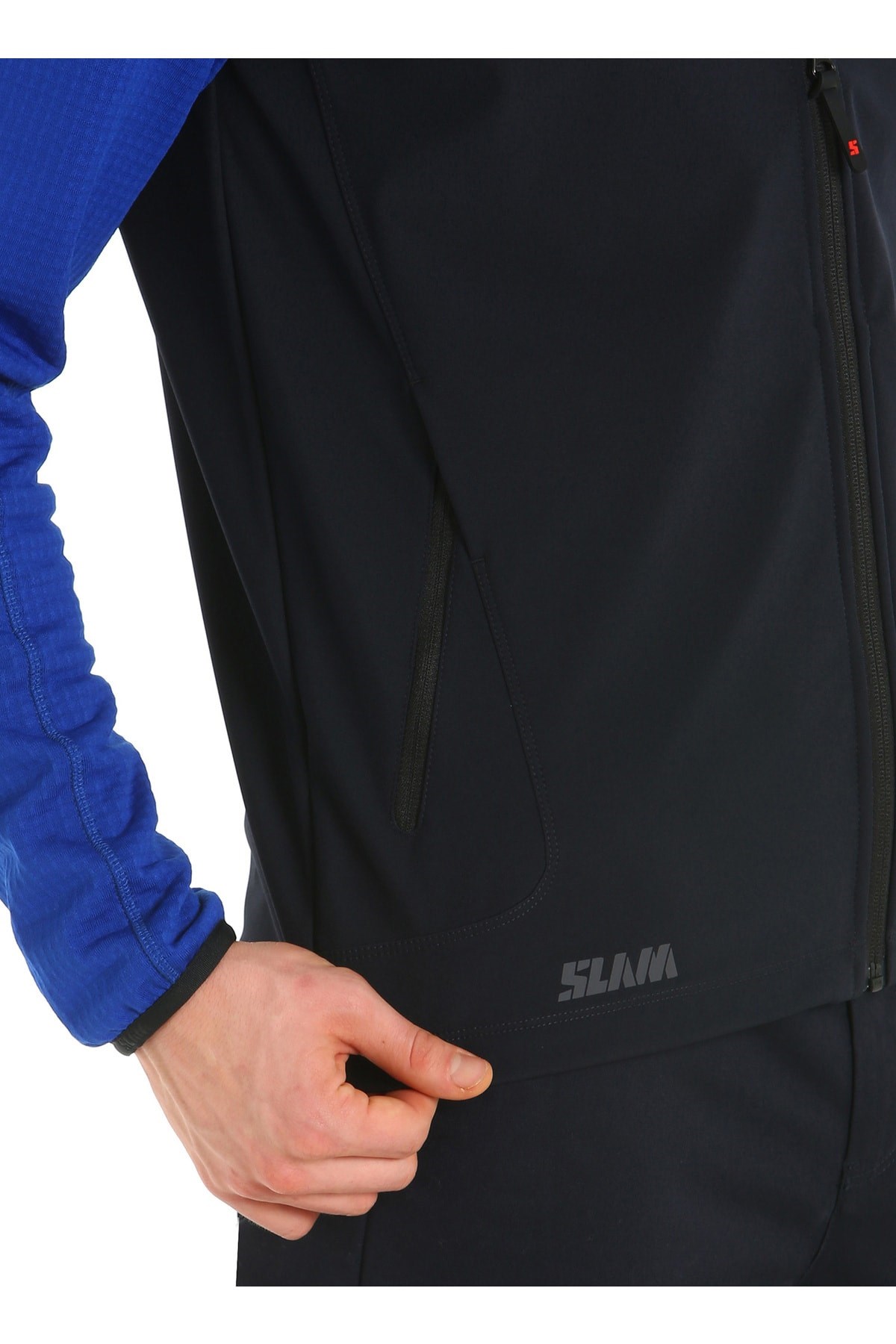 Lacivert Erkek Dik Yaka Regular Fit Yelek A126002S00_ACT SOFTSHELL VEST