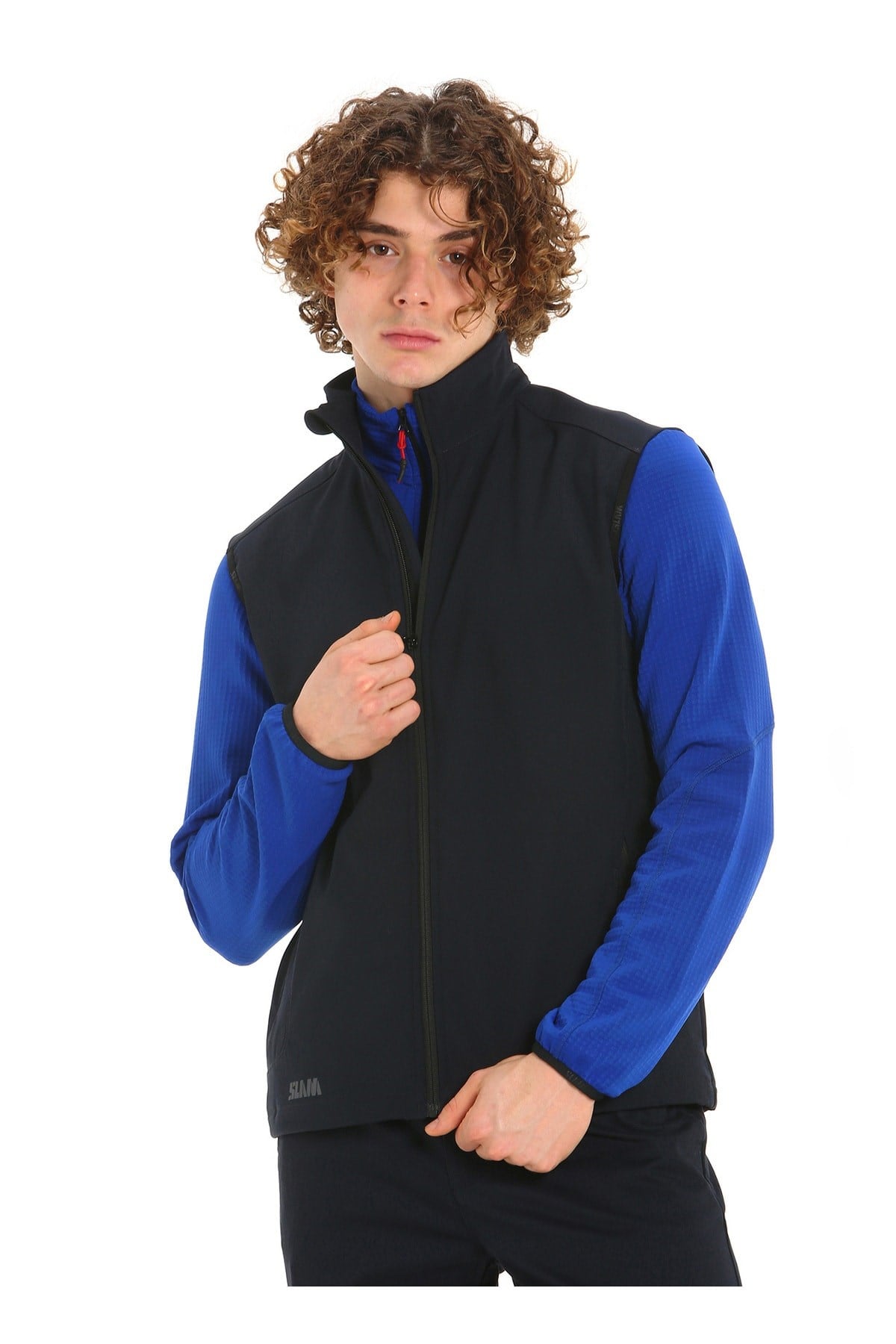 Lacivert Erkek Dik Yaka Regular Fit Yelek A126002S00_ACT SOFTSHELL VEST