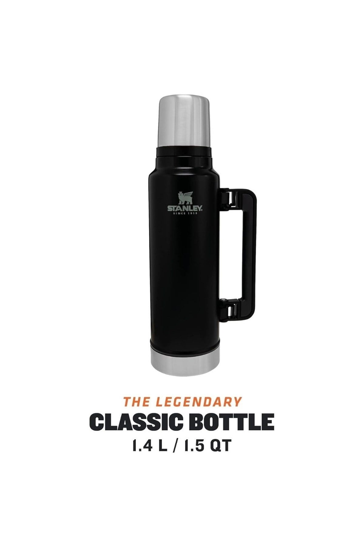 Legendary Classic Termos 1,4L Matte Black Matara SİYAH