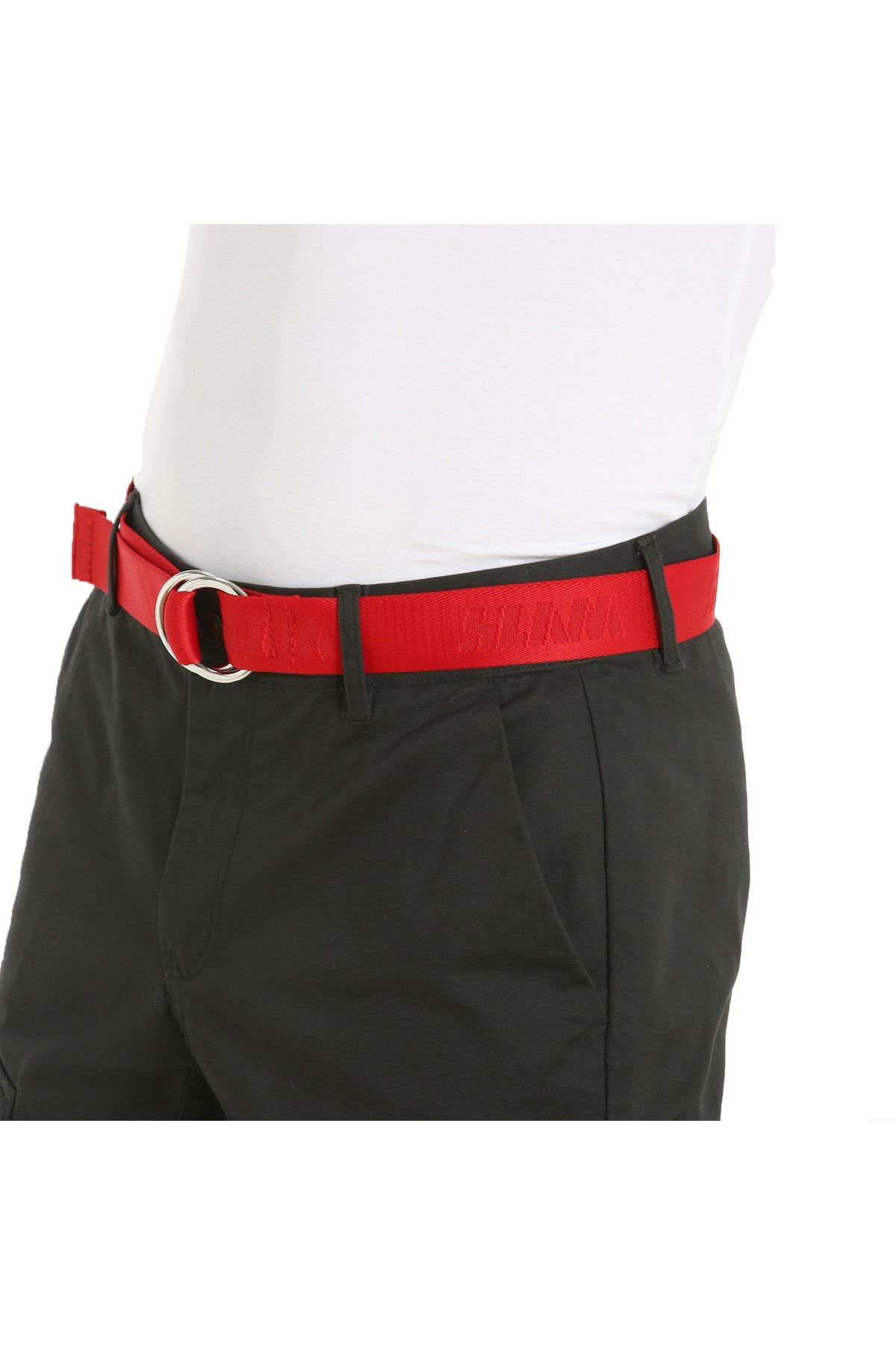 Logo Belt Unisex Kırmızı Kemer UNISEX KEMER A460001S00