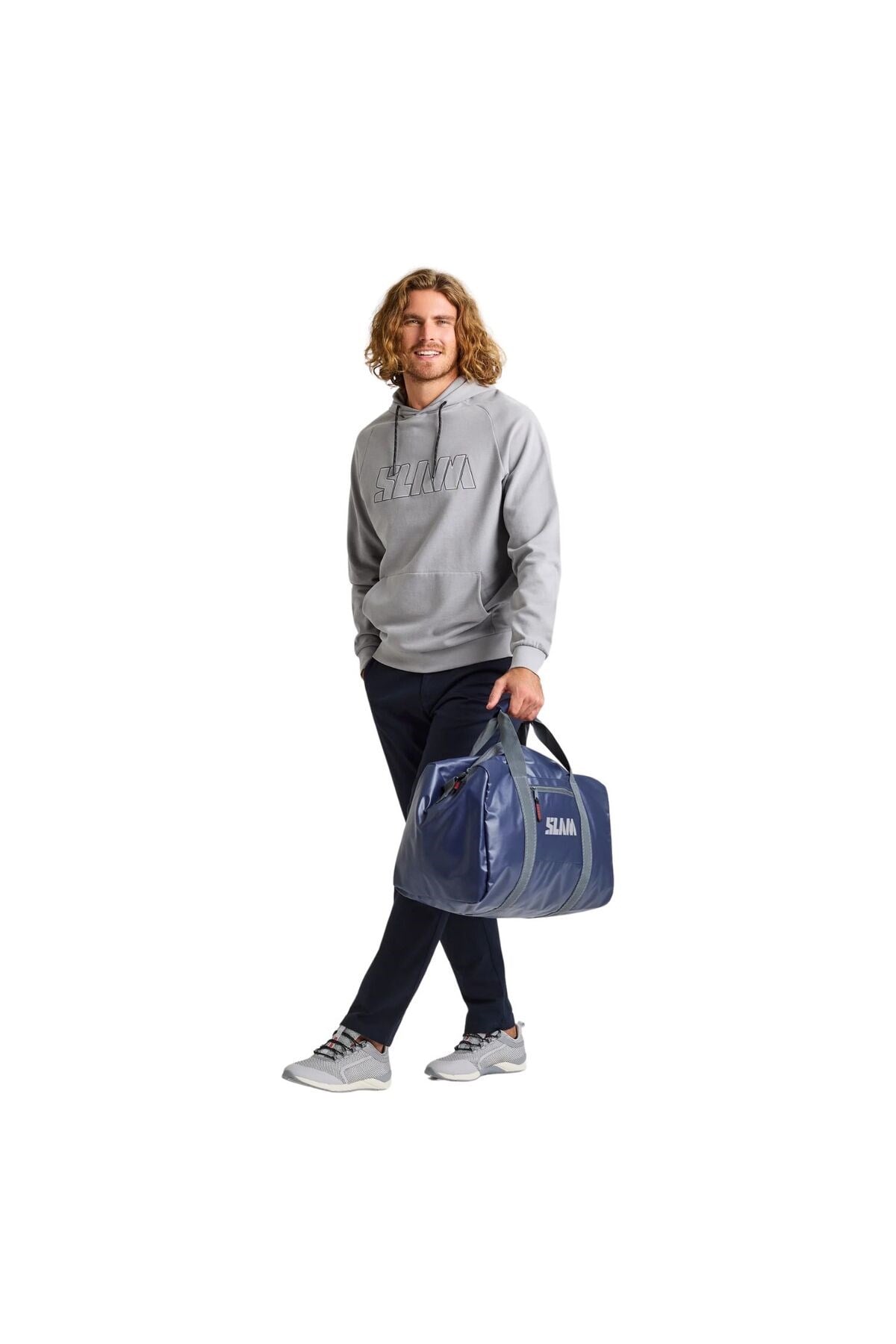 Logo Hoodie Erkek Gri Sweatshirt ERKEK SWEATSHIRT A106009S00