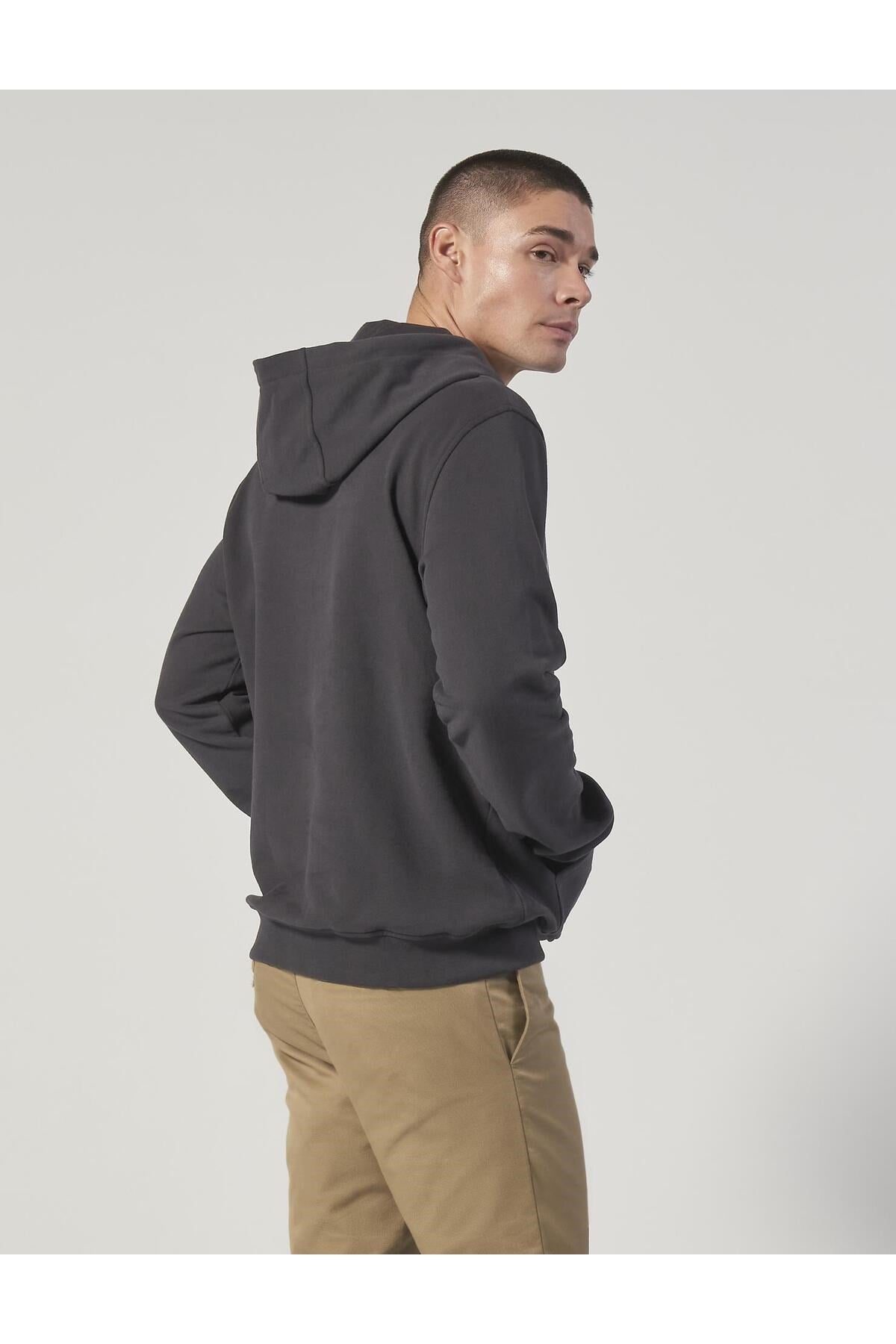 M LOGO KAPİŞONLU ERKEK SWEAT SHIRT