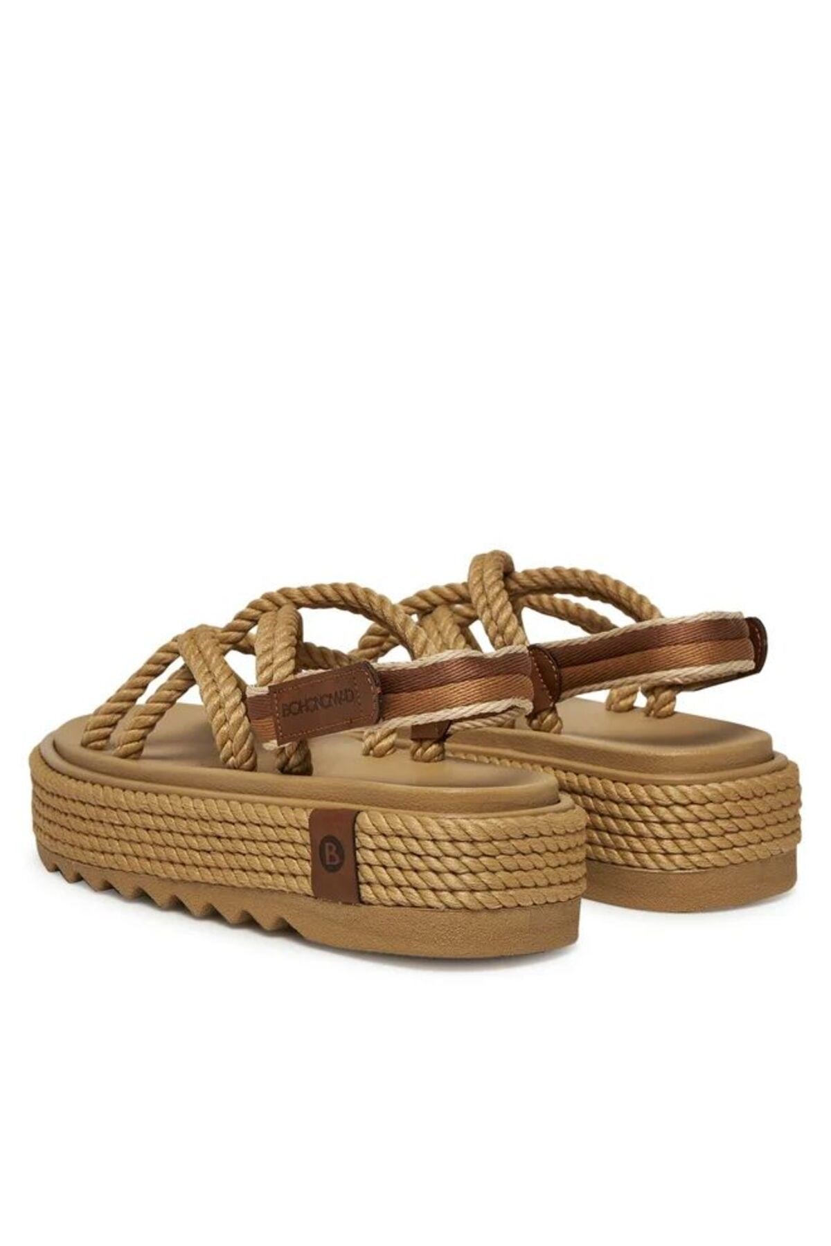 Nomadic 2025 Yeni Sezon Bodrum Chunky Platform Halat Sandalet