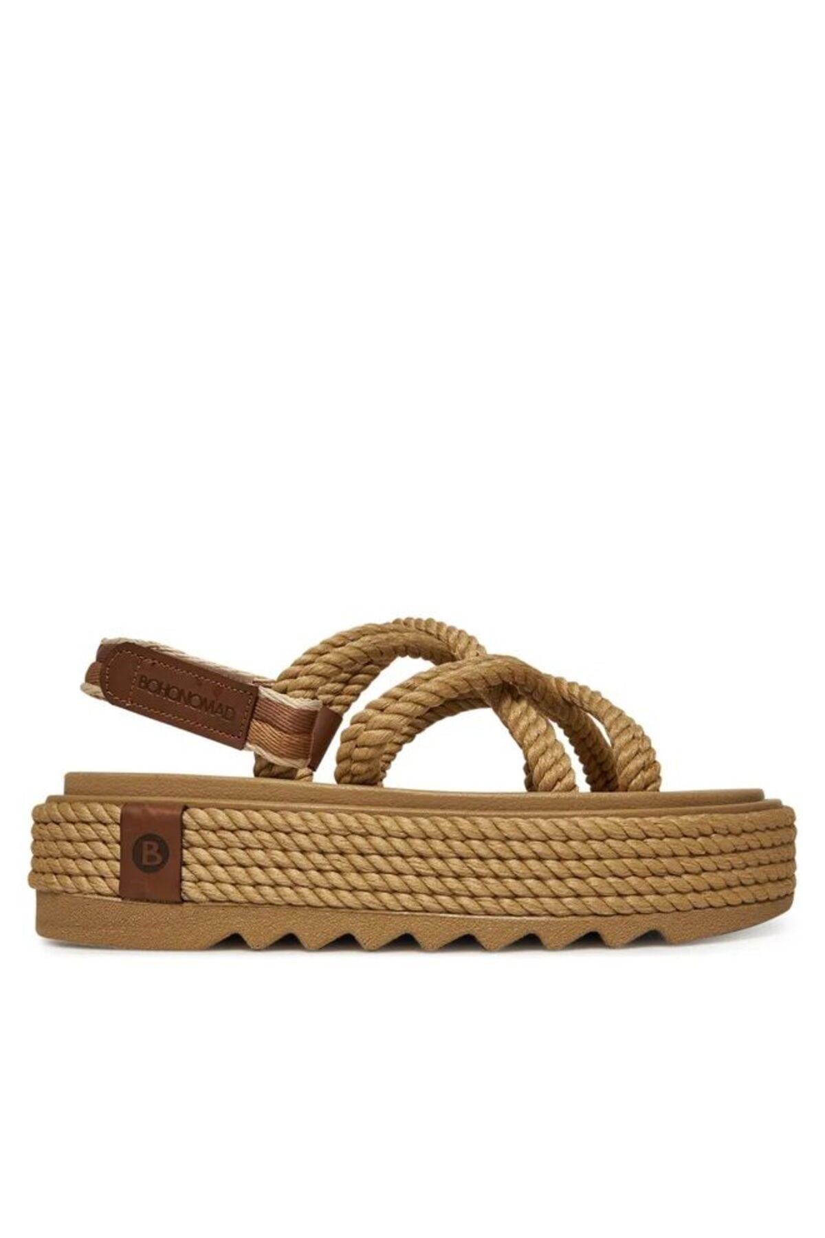 Nomadic 2025 Yeni Sezon Bodrum Chunky Platform Halat Sandalet