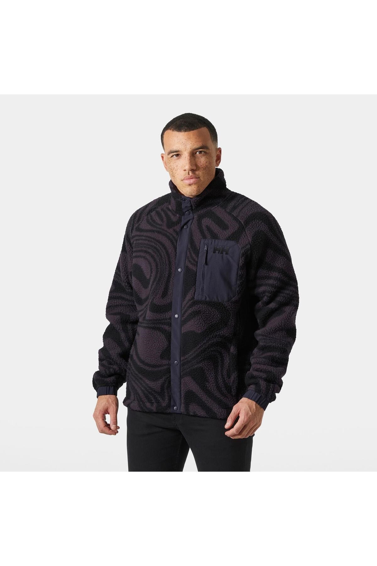 PANORAMA PRINTED PILE SNAP MONT
