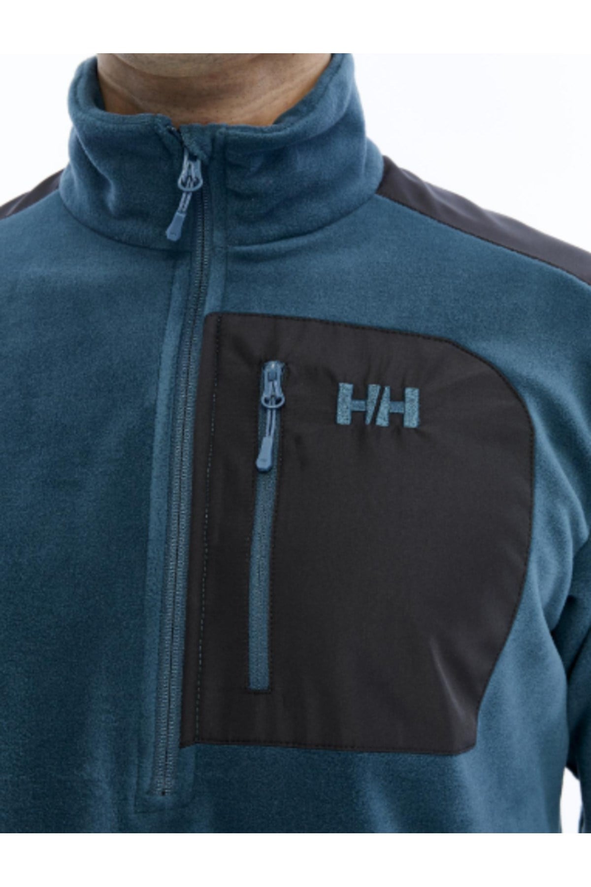 Polar Block Erkek Yeşil Sweatshirt