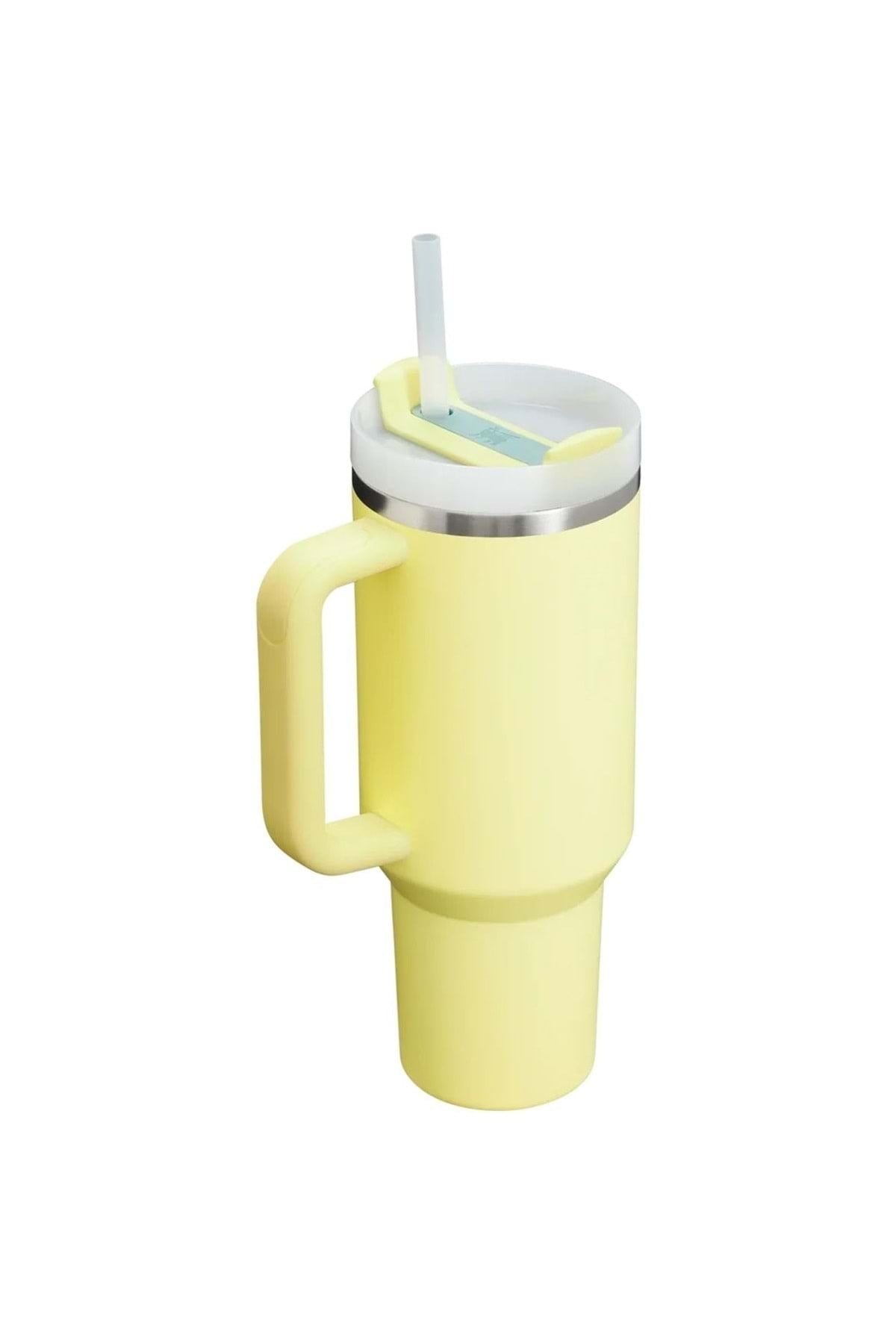 Quencher H2.O FlowState™ Tumbler Pipetli Termos 1.18L Pipetli Matara SARI