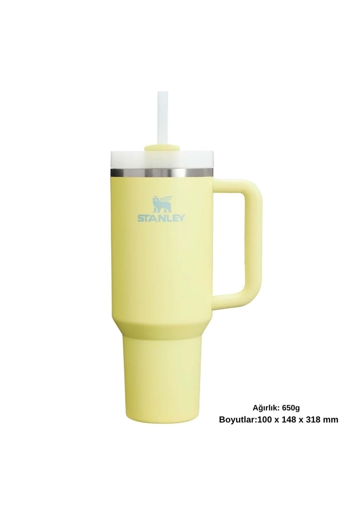 Quencher H2.O FlowState™ Tumbler Pipetli Termos 1.18L Pipetli Matara SARI