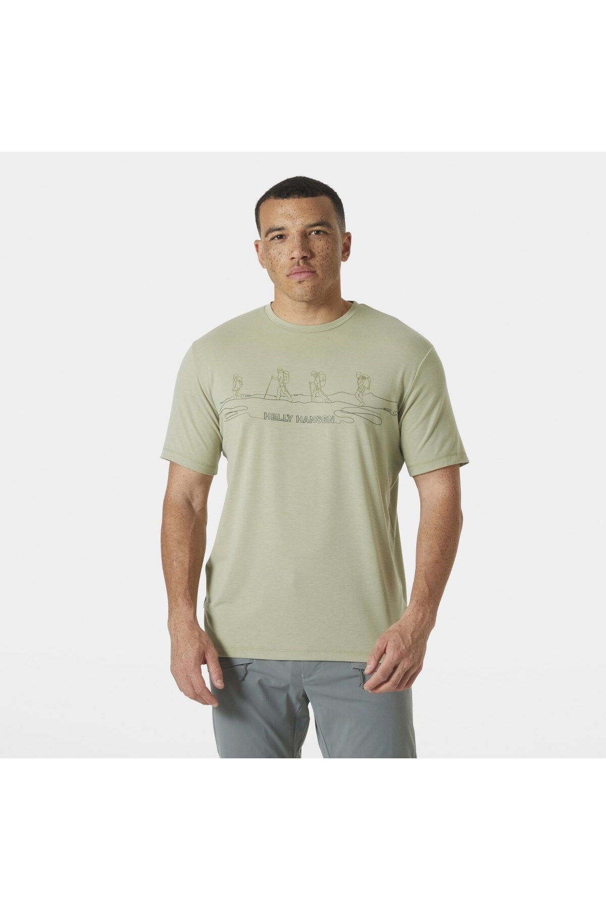 Skog Recycled Graphic Erkek Yeşil Yuvarlak Yaka Tişört