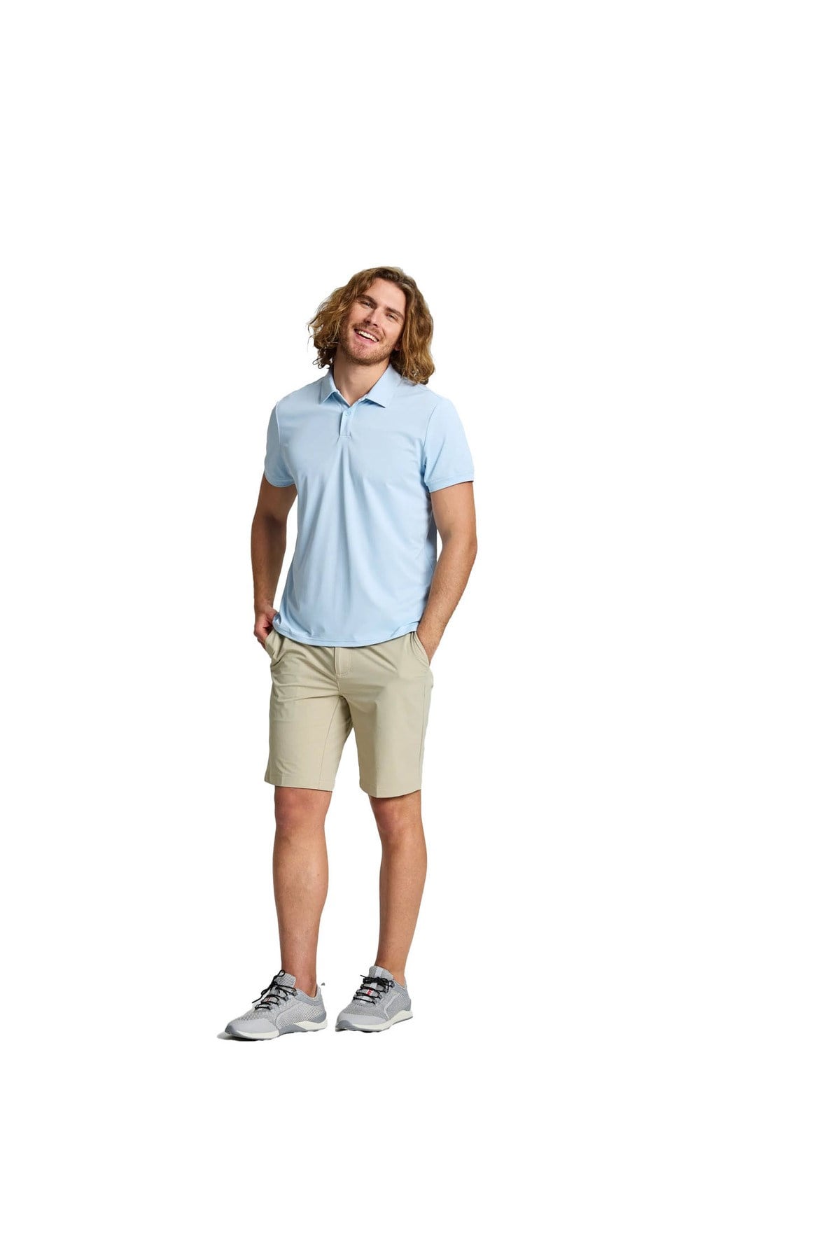 Tech Chino Short Erkek Bej Şort ERKEK ŞORT A140006S01