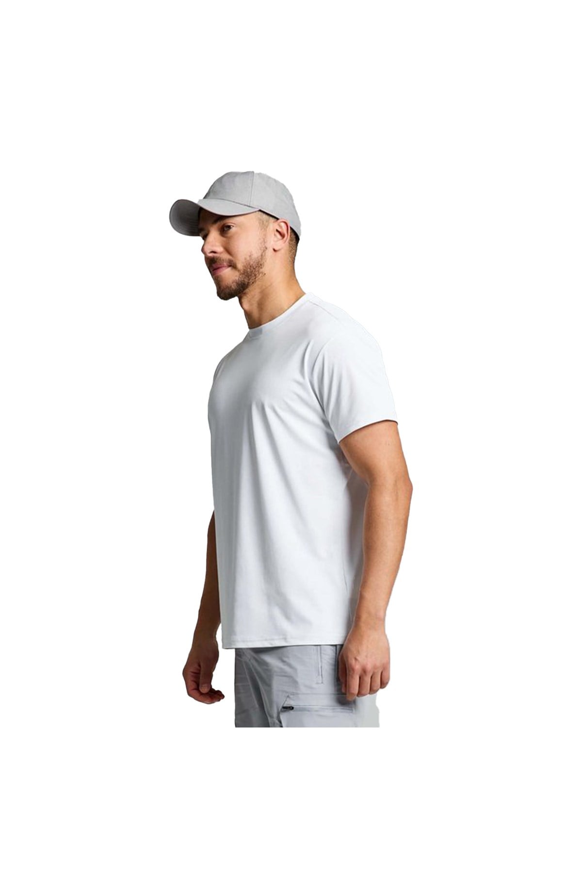 Tech Pique Erkek Beyaz Tişört ERKEK T-SHIRT A112005S01