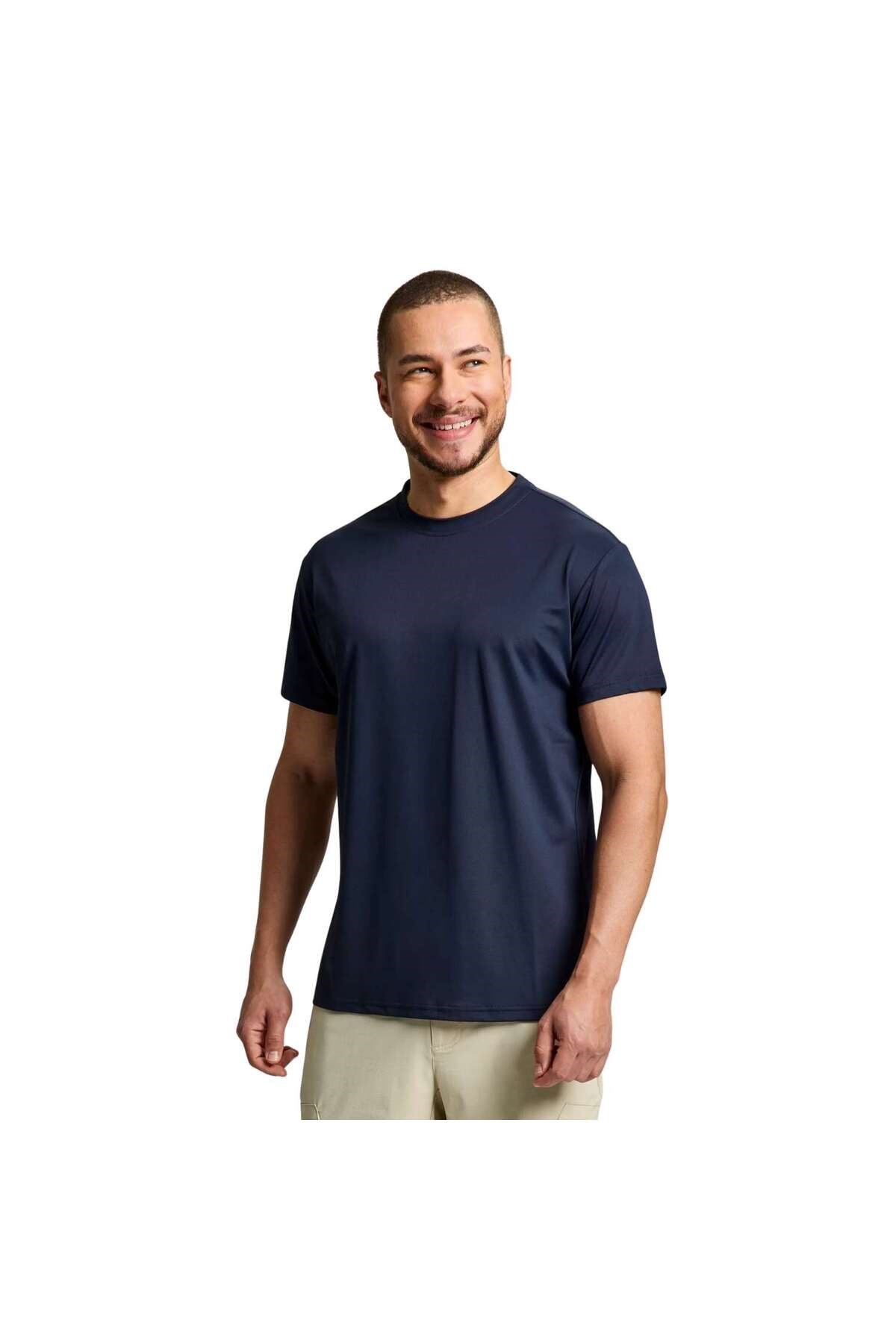 Tech Pique Erkek Gri Tişört ERKEK T-SHIRT A112005S01