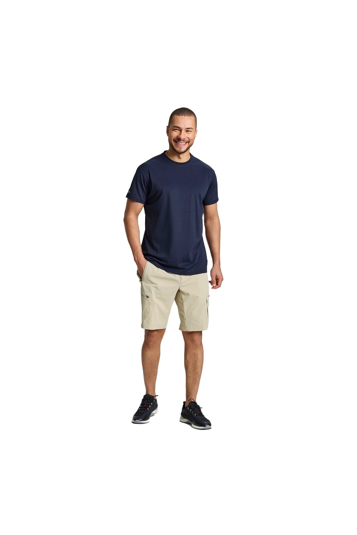 Tech Pique Erkek Mavi Tişört ERKEK T-SHIRT A112005S01