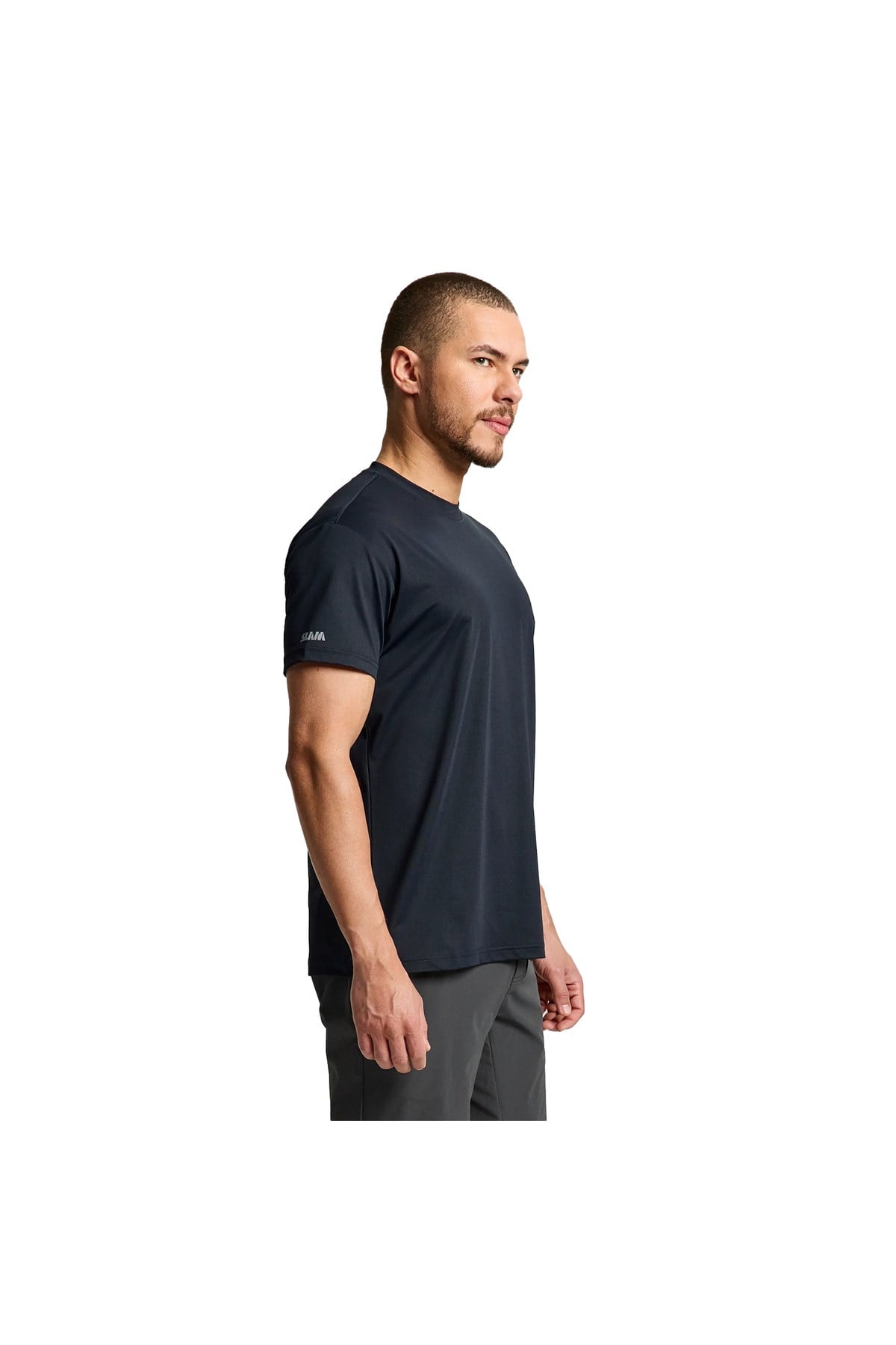 Tech Pique Erkek Siyah Tişört ERKEK T-SHIRT A112005S01