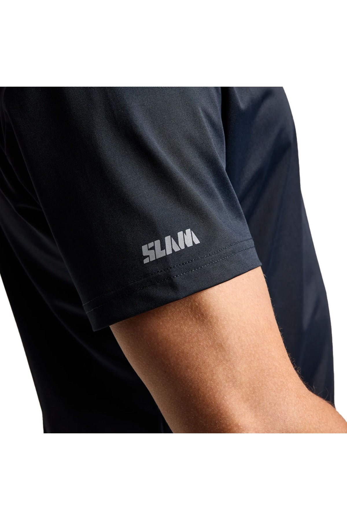 Tech Pique Erkek Siyah Tişört ERKEK T-SHIRT A112005S01
