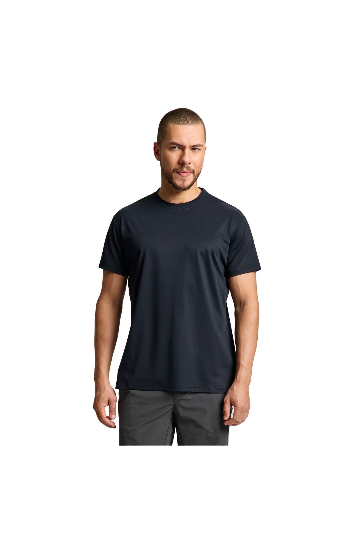 Tech Pique Erkek Siyah Tişört ERKEK T-SHIRT A112005S01