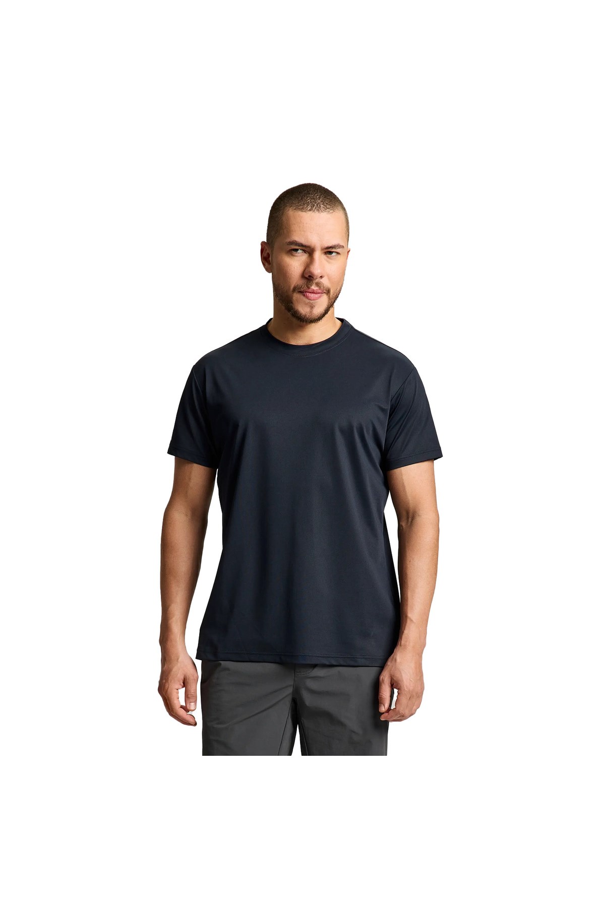 Tech Pique Erkek Siyah Tişört ERKEK T-SHIRT A112005S01