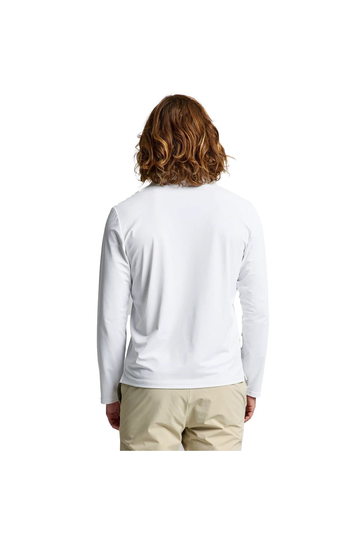 Tech Pique Polo Ls Erkek Beyaz Tişört ERKEK T-SHIRT A108005S01
