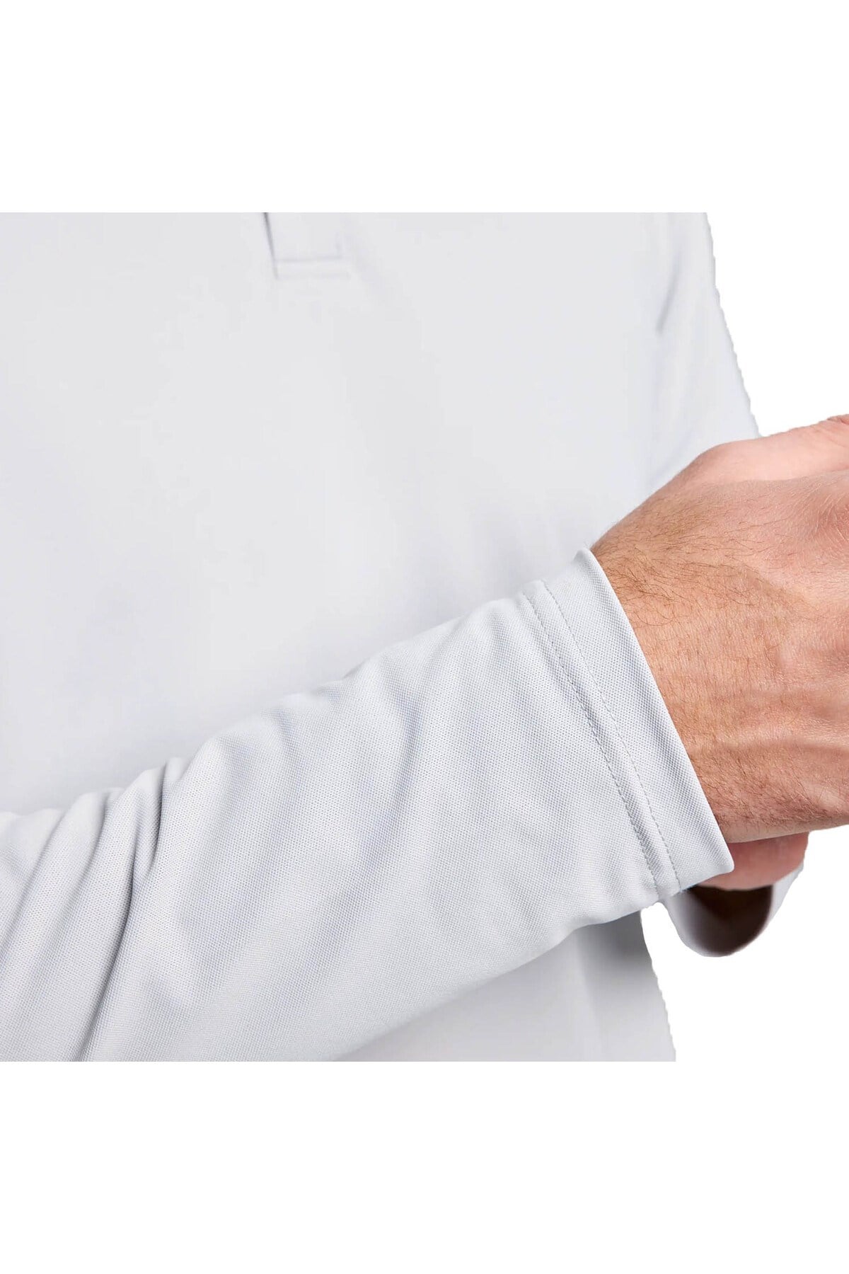 Tech Pique Polo Ls Erkek Gri Tişört ERKEK T-SHIRT A108005S01
