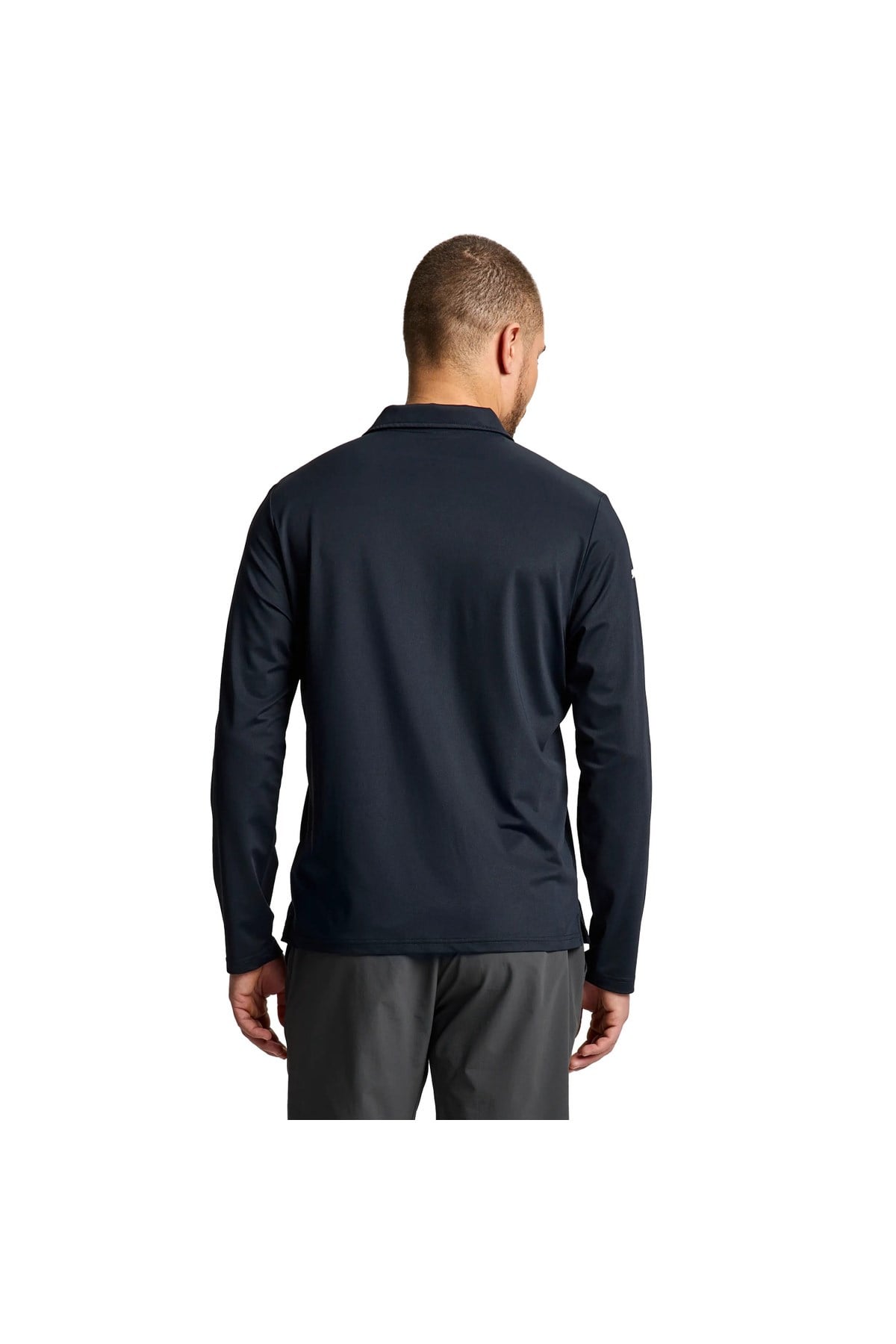 Tech Pique Polo Ls Erkek Siyah Tişört ERKEK T-SHIRT A108005S01