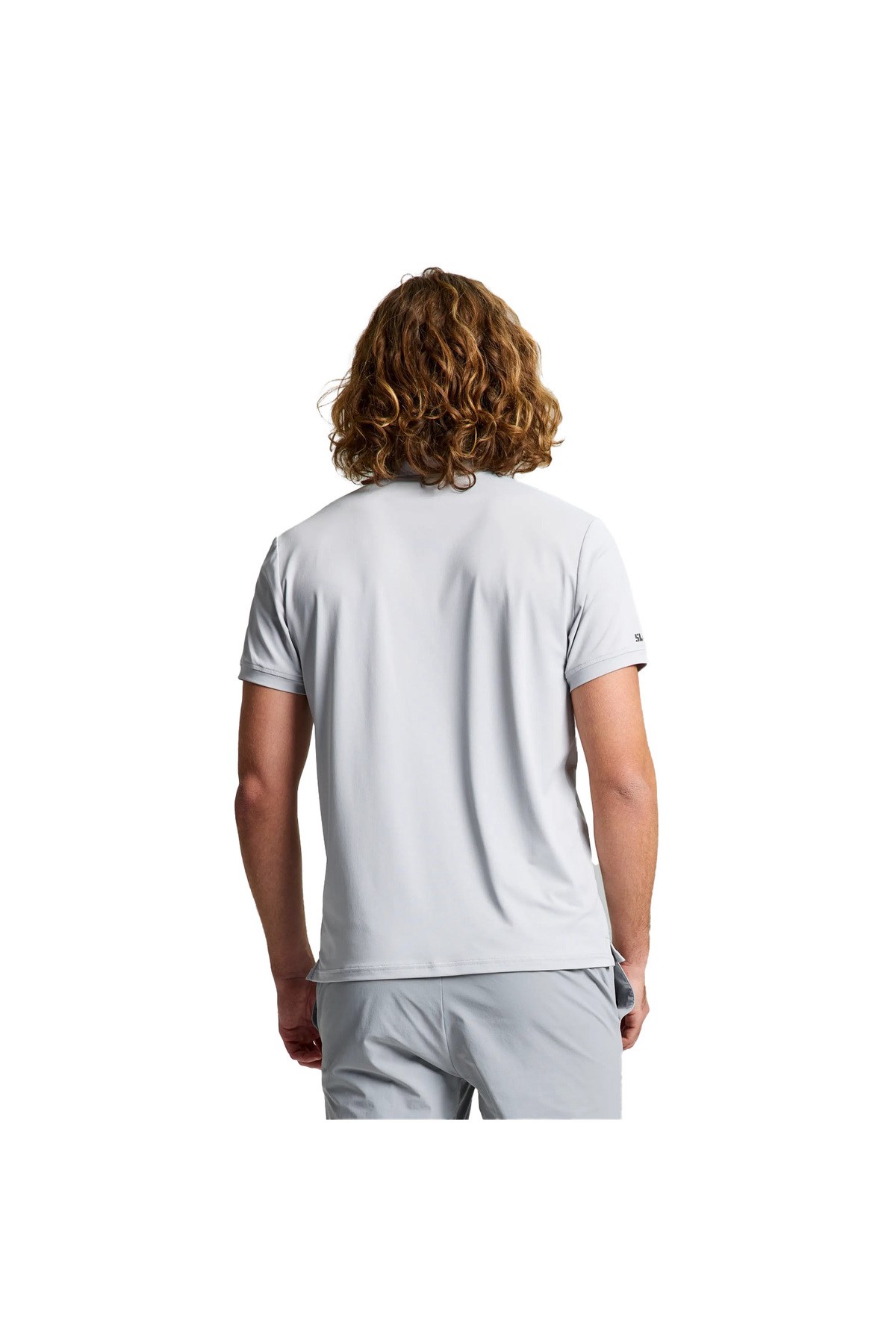 Tech Pique Polo Ss Erkek Gri Tişört ERKEK T-SHIRT A108006S01