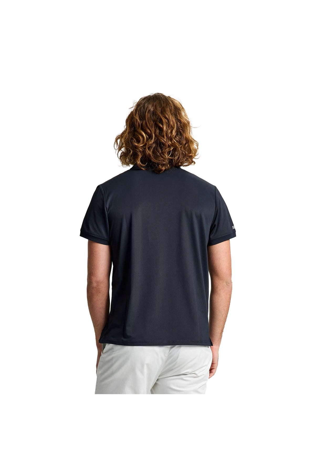 Tech Pique Polo Ss Erkek Siyah Tişört ERKEK T-SHIRT A108006S01