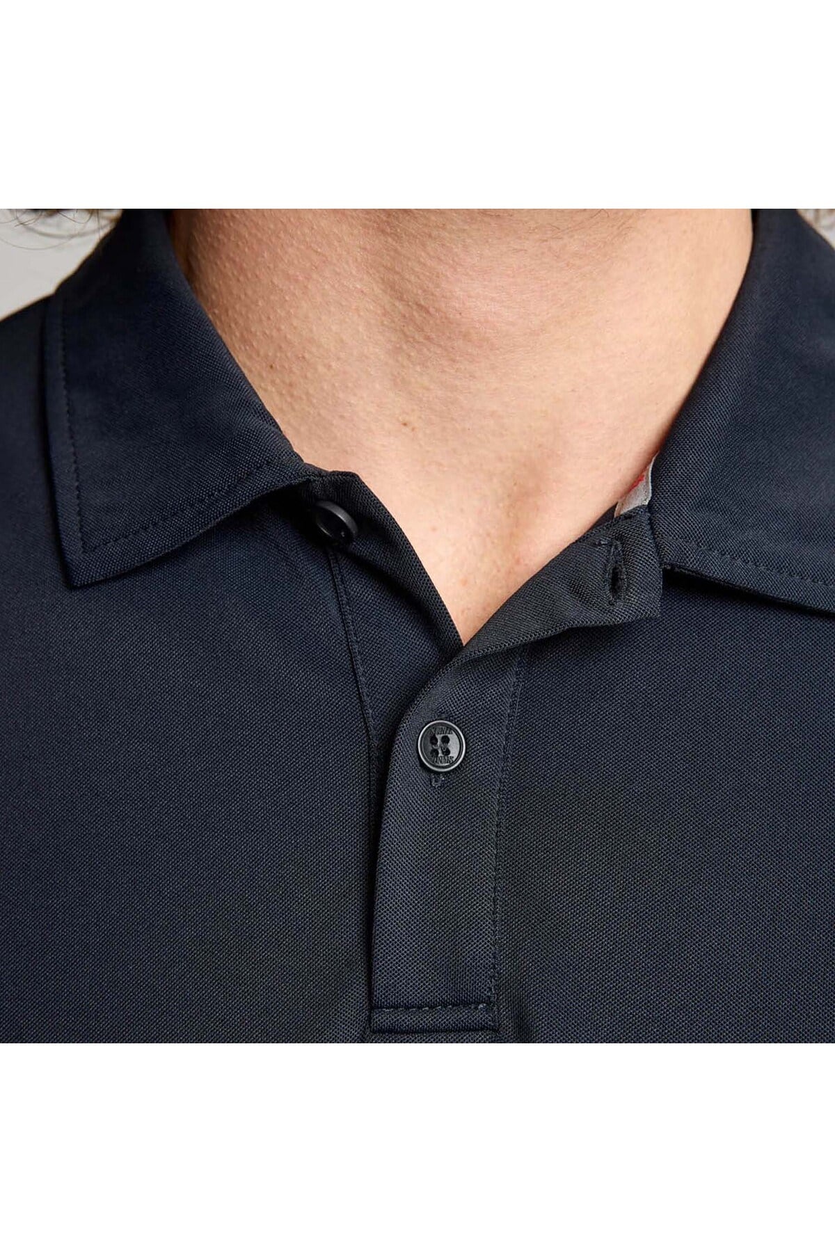 Tech Pique Polo Ss Erkek Siyah Tişört ERKEK T-SHIRT A108006S01