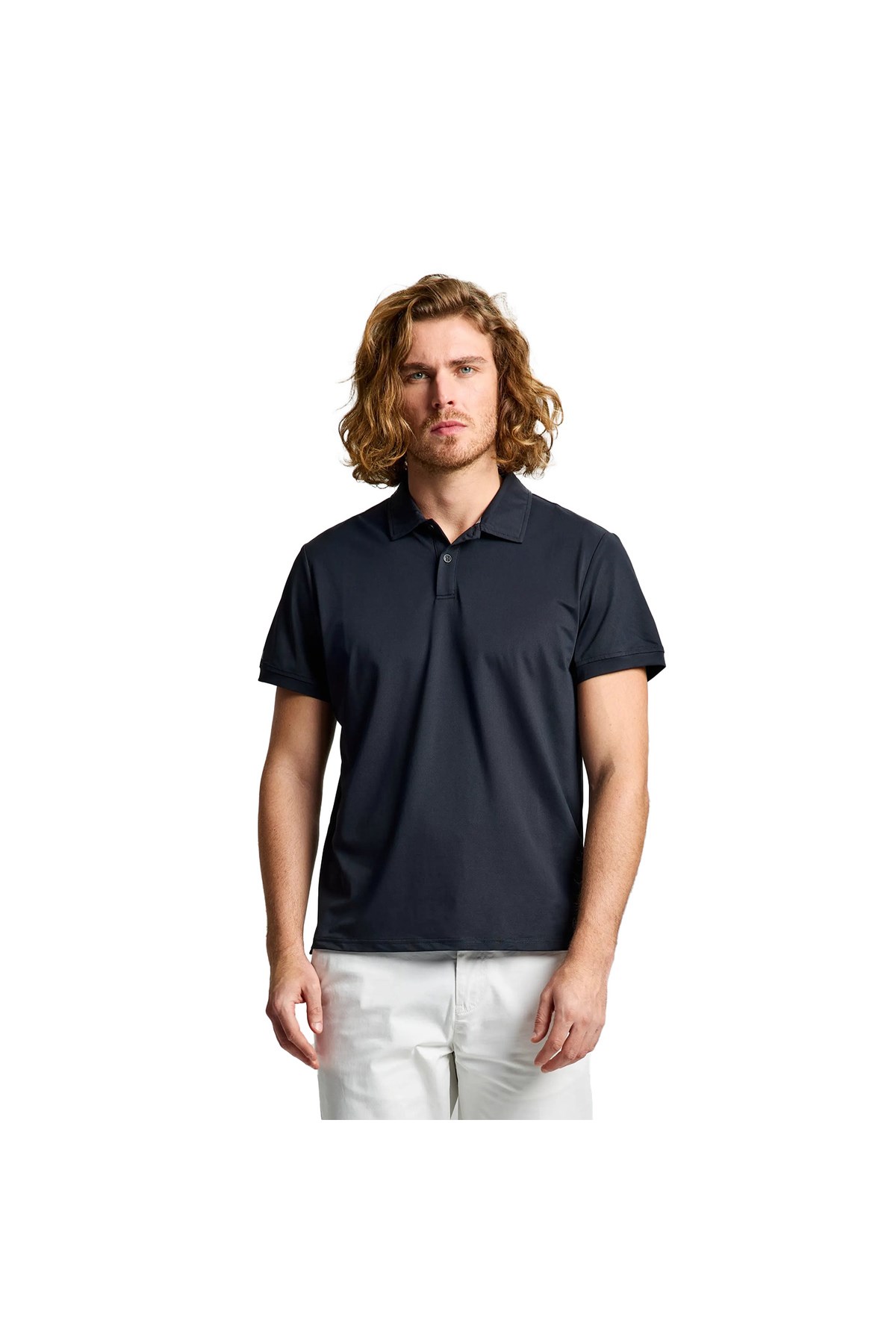 Tech Pique Polo Ss Erkek Siyah Tişört ERKEK T-SHIRT A108006S01
