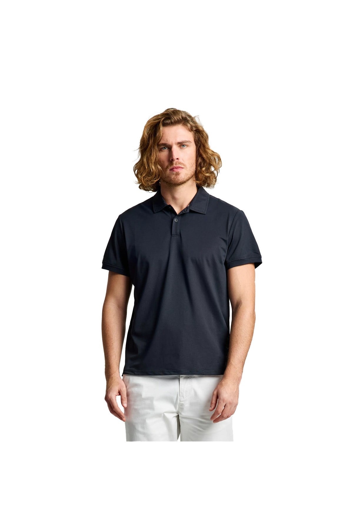 Tech Pique Polo Ss Erkek Siyah Tişört ERKEK T-SHIRT A108006S01