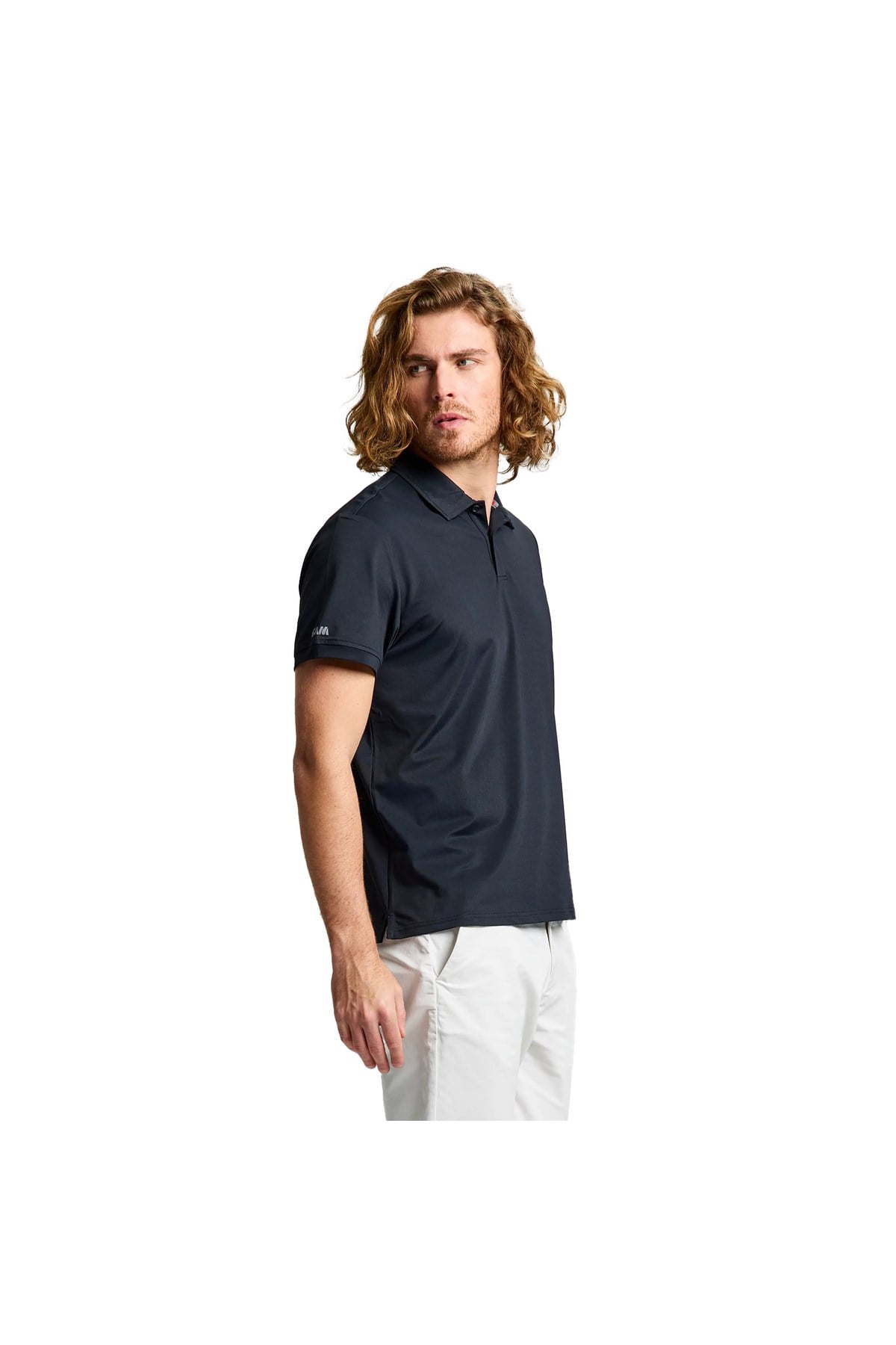 Tech Pique Polo Ss Erkek Siyah Tişört ERKEK T-SHIRT A108006S01