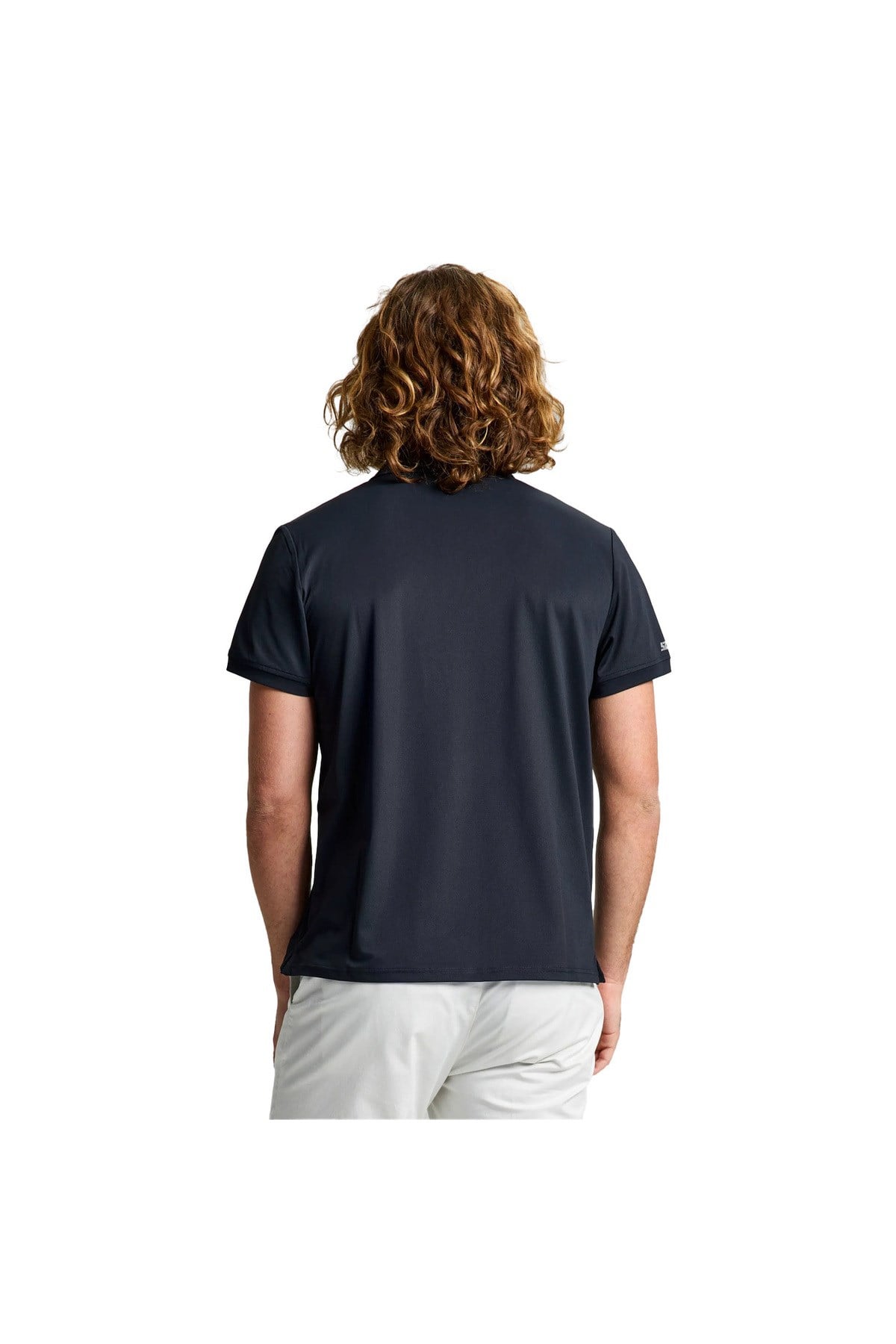 Tech Pique Polo Ss Erkek Siyah Tişört ERKEK T-SHIRT A108006S01