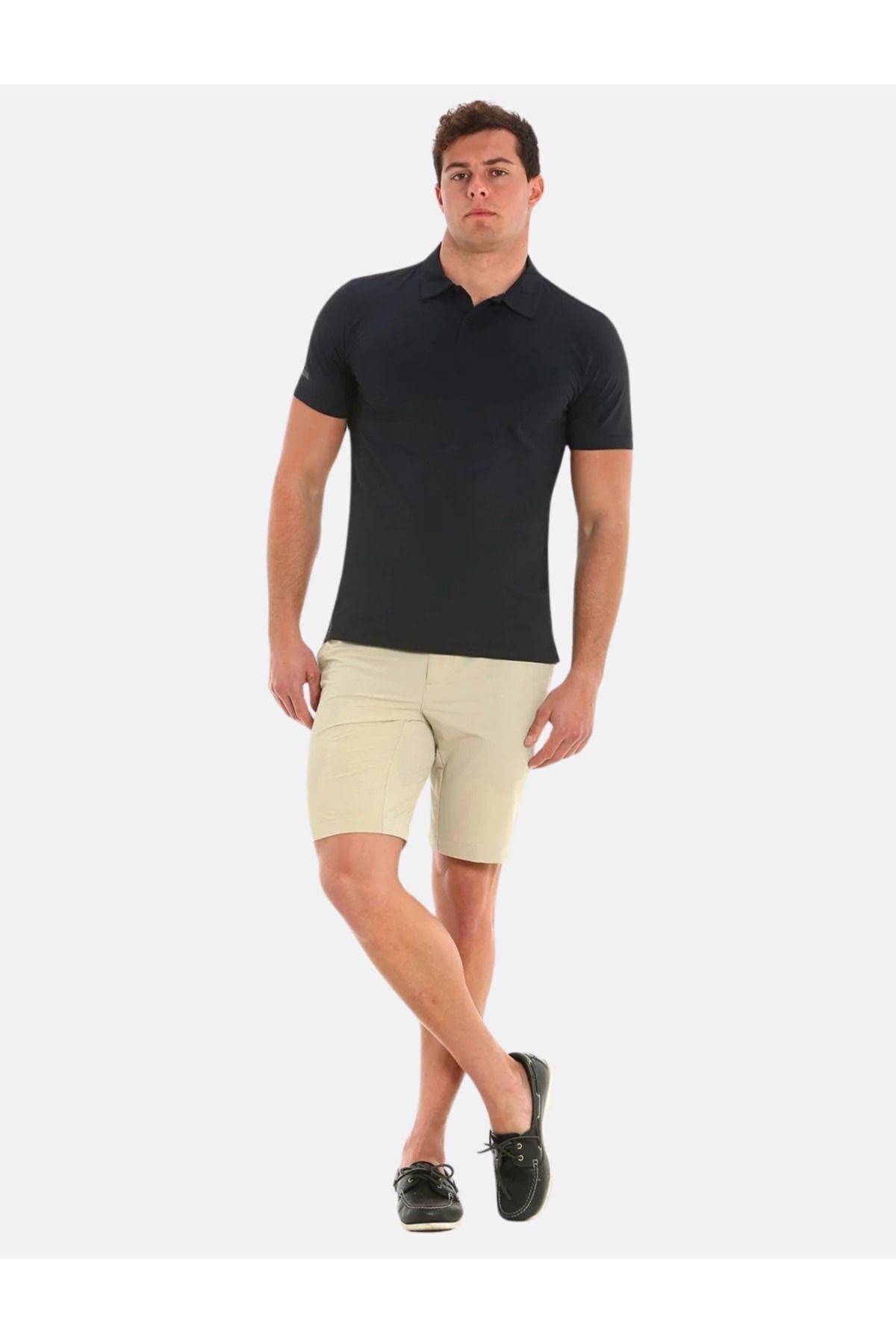 TECH PIQUE POLO SS LACİVERT Erkek Polo Tshirt