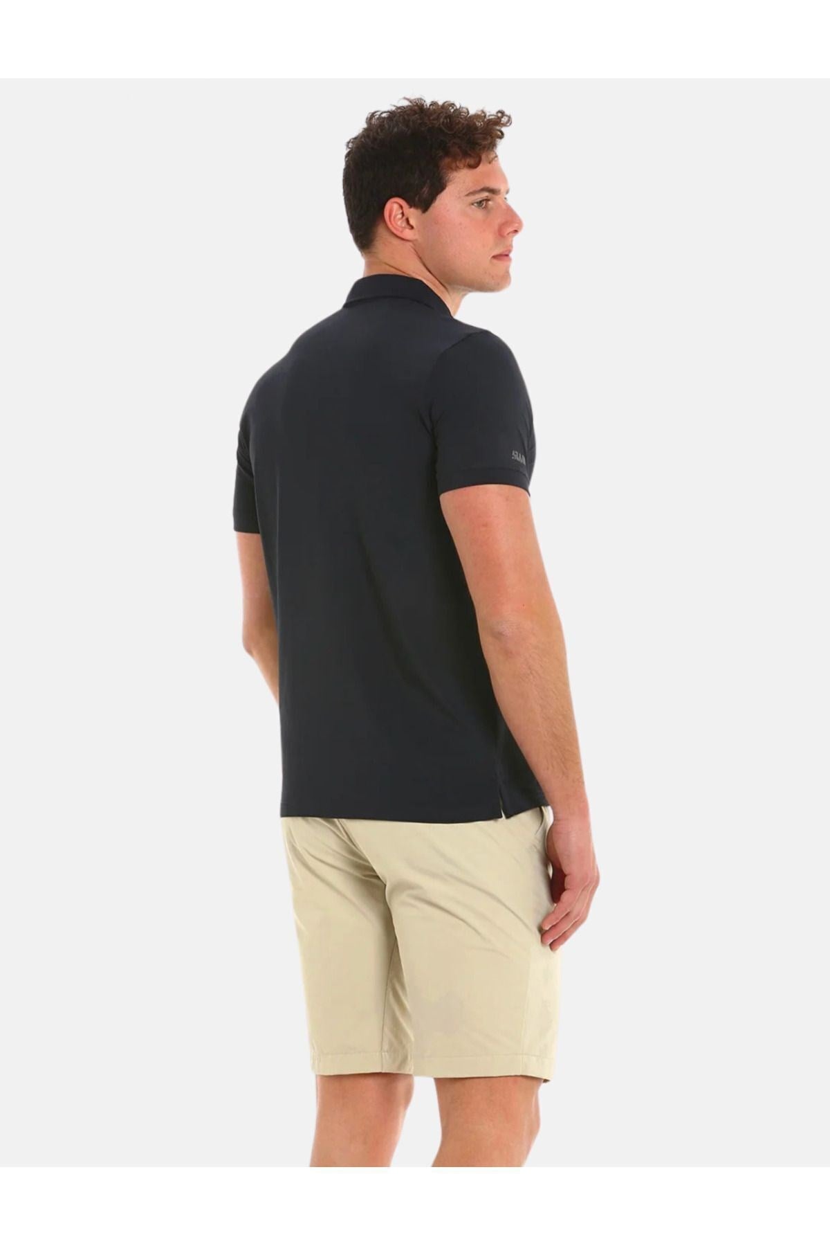 TECH PIQUE POLO SS LACİVERT Erkek Polo Tshirt