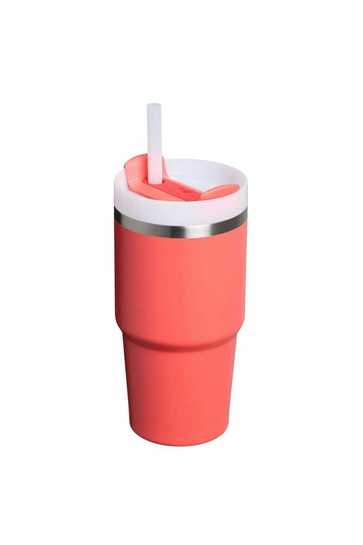The Quencher H2.O Flowstate™ Tumbler Pipetli Termos Bardak 0.60 Lt / 20Oz Kırmızı 10-10826-