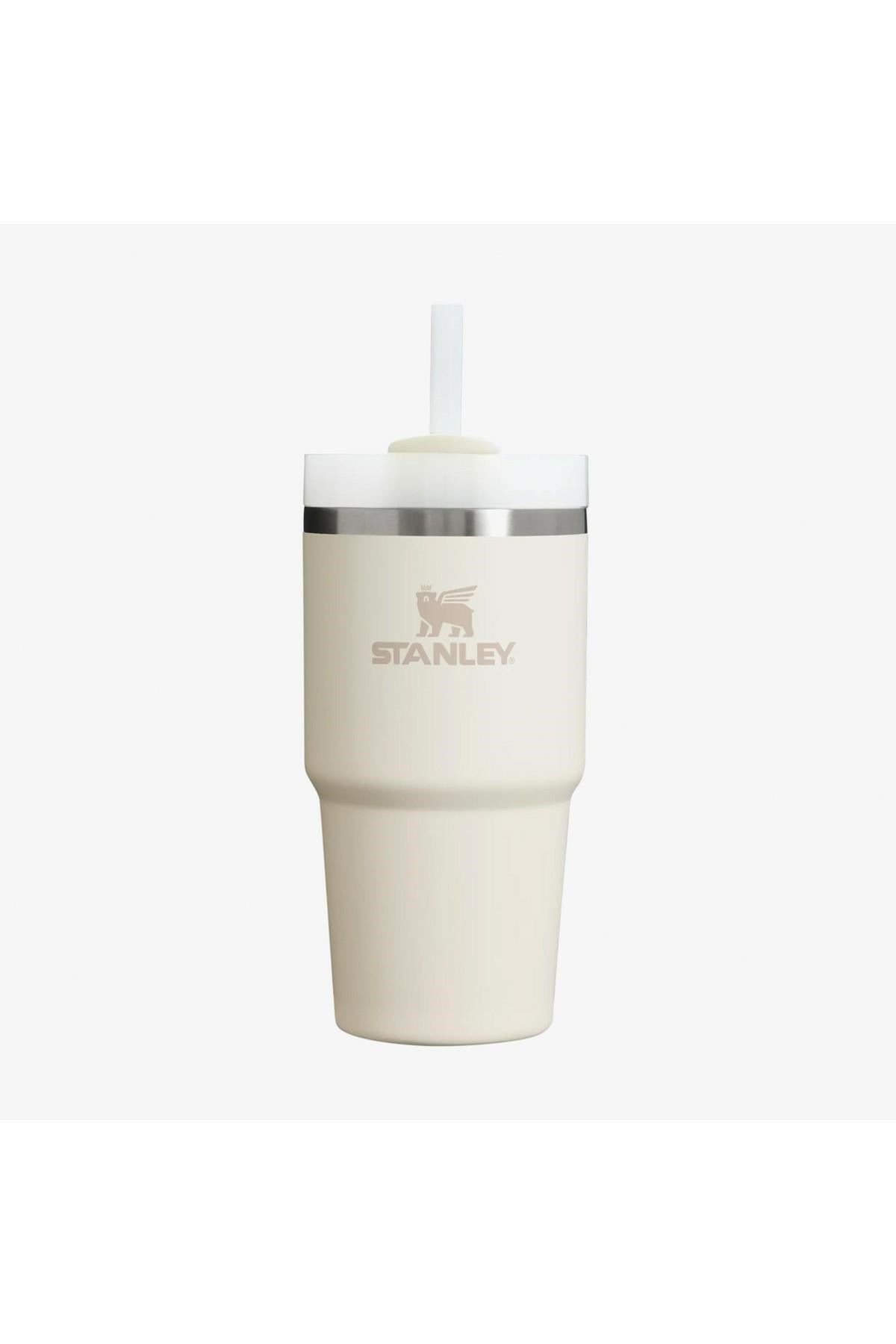 The Quencher H2.O Flowstate™ Tumbler Pipetli Termos Bardak 0.59 Lt / 20Oz Krem 10-10826-304