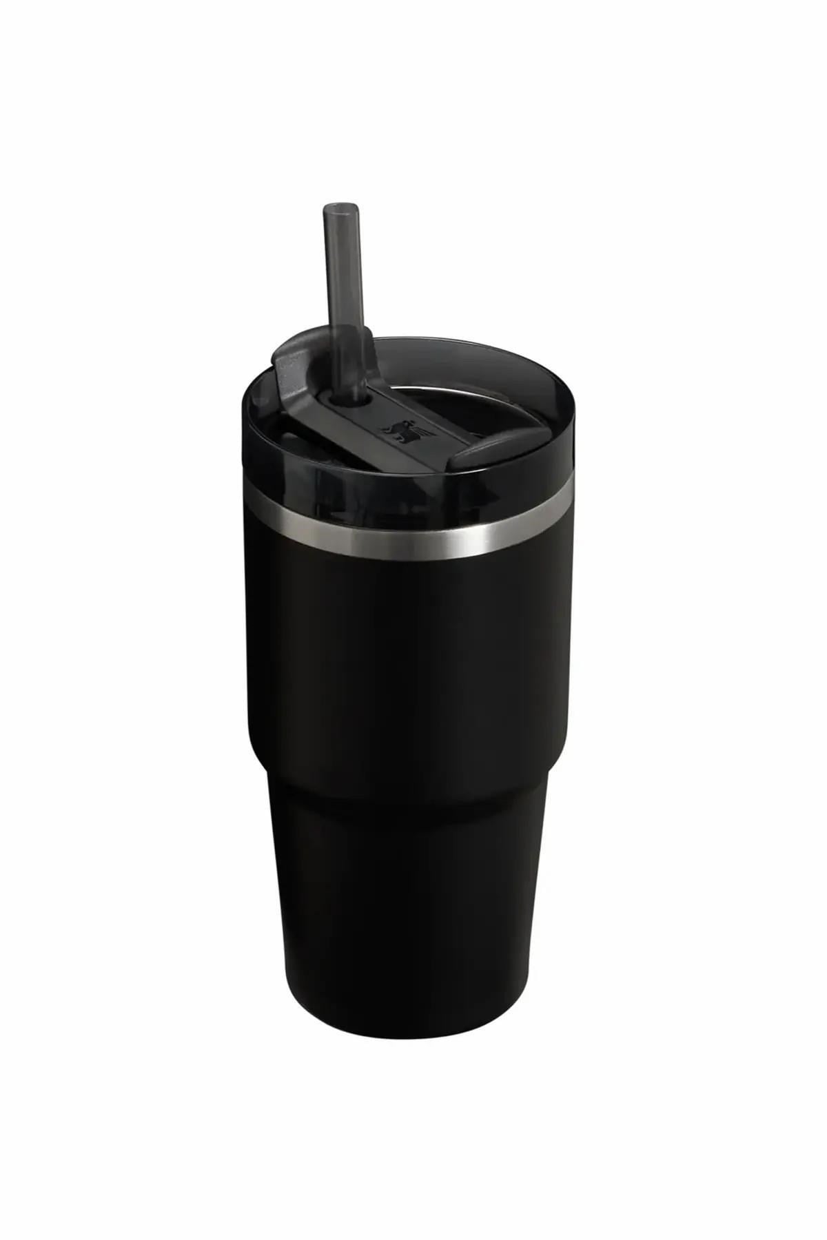 The Quencher H2.O Flowstate™ Tumbler Pipetli Termos Bardak 0.59 Lt / 20Oz Siyah 10-10826-305