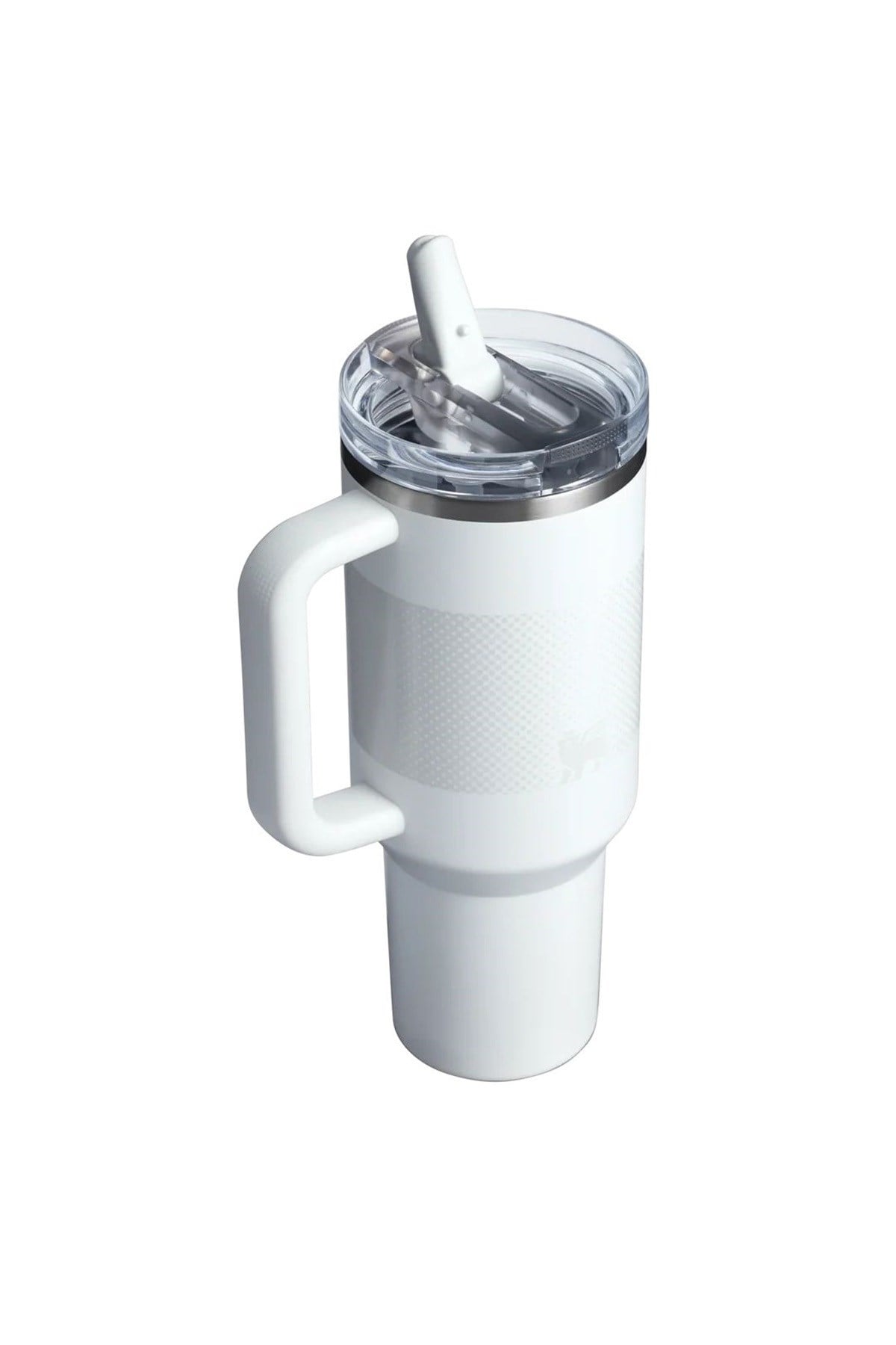The Quencher ProTour Flip Straw Tumbler Pipetli Termos 1,18 LT Pipetli Matara BEYAZ