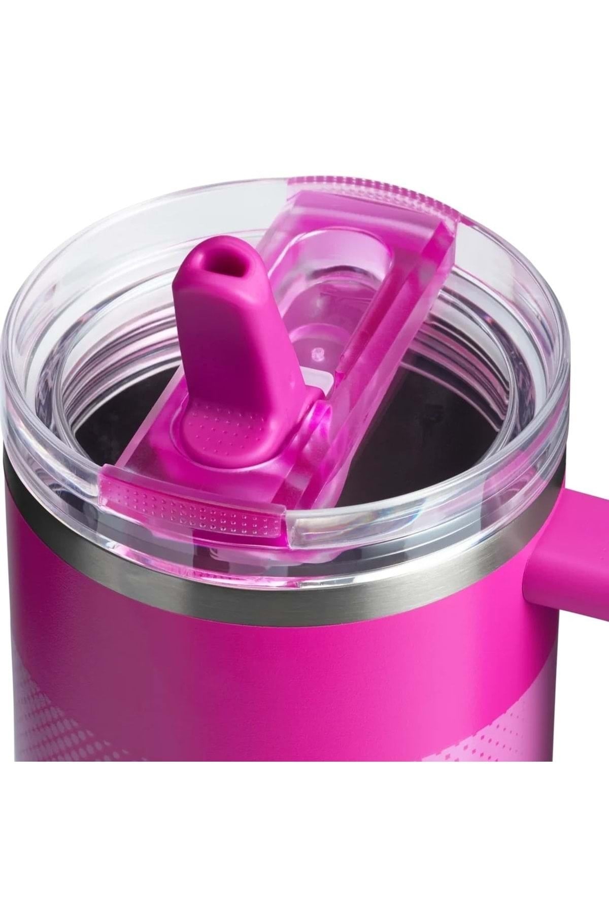 The Quencher ProTour Flip Straw Tumbler Pipetli Termos 1,18 LT Pipetli Matara FUŞYA