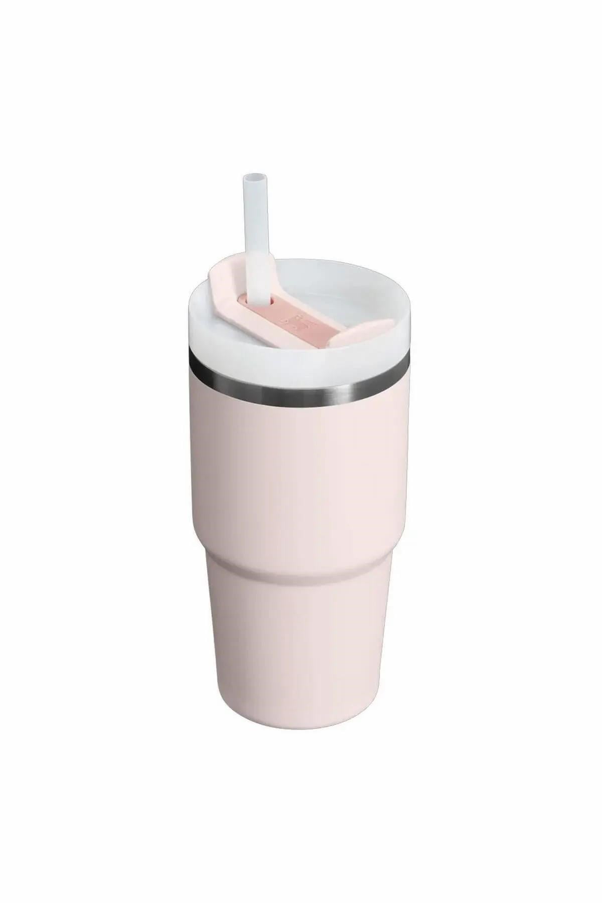 Thr Quencher H2.O Flowstate™ Tumbler Pipetli Termos Bardak 0.59 Lt / 20Oz Pembe 10-10826-303