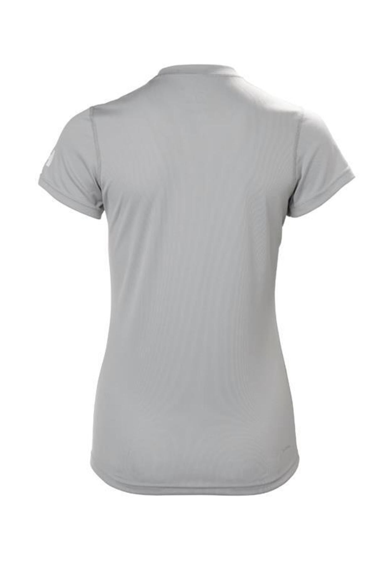 W Techt Kadın T-shirt Açık Gri