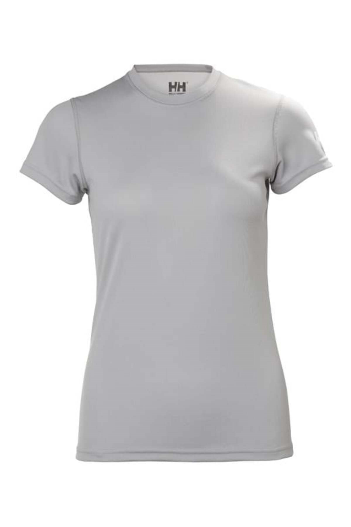 W Techt Kadın T-shirt Açık Gri