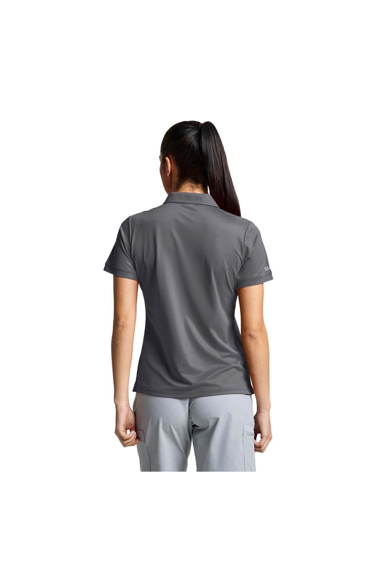 Ws Tech Pique Polo Kadın Gri Tişört KADIN T-SHIRT A908003S01