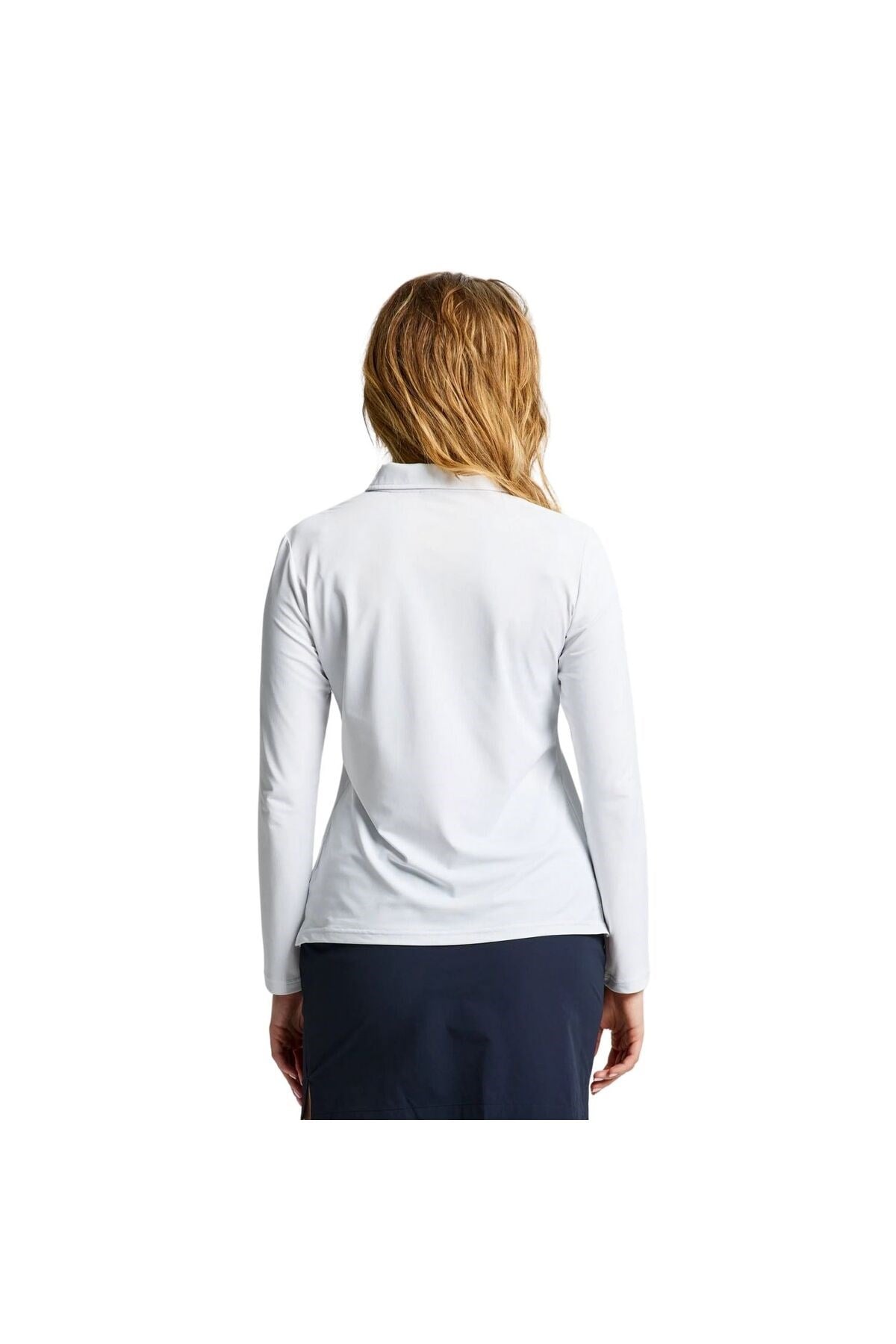 Ws Tech Pique Polo Ls Kadın Beyaz Tişört KADIN T-SHIRT A908004S01