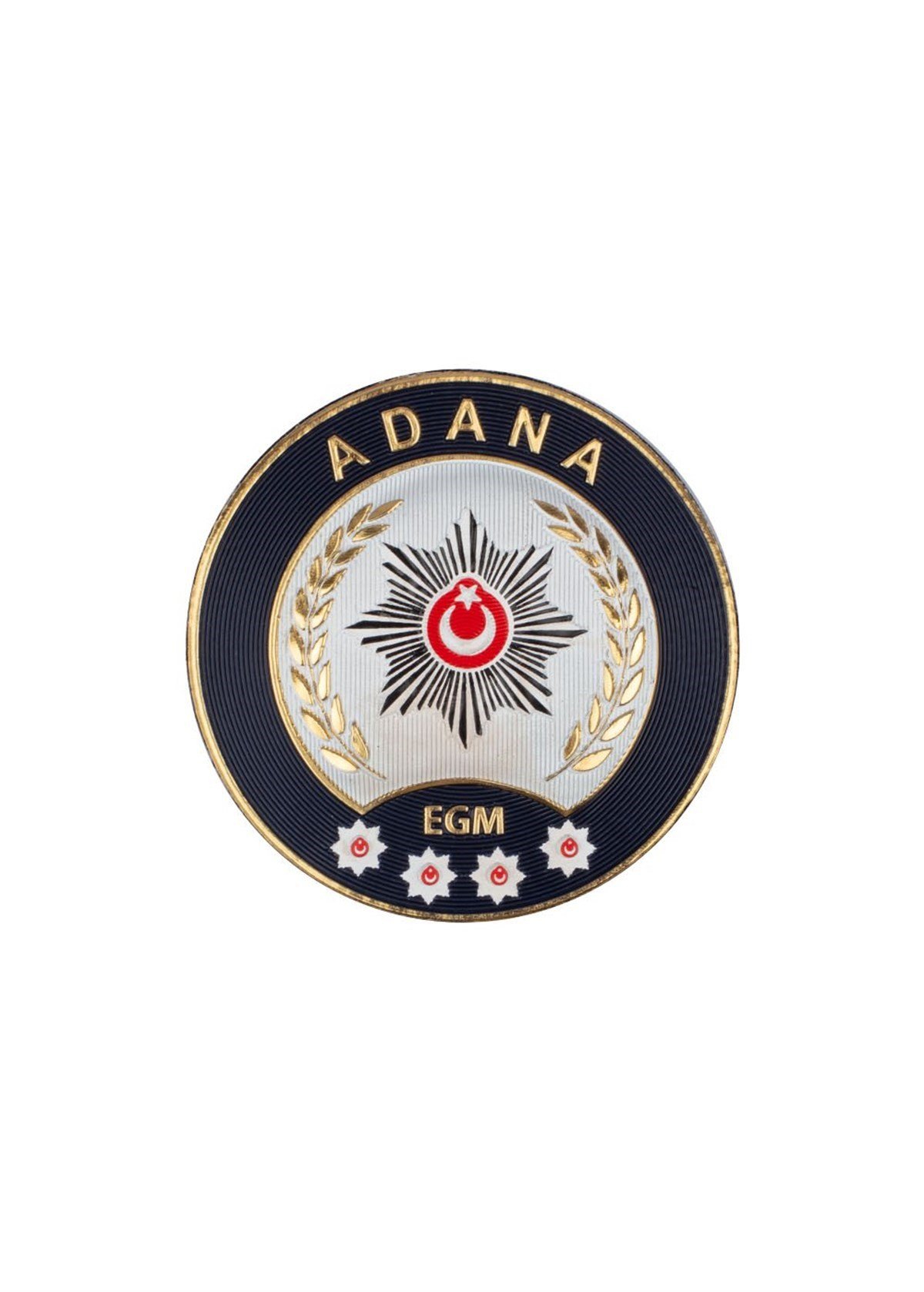 Adana İli Polis Kol Arması 3 Boyutlu Polis Arması EGM