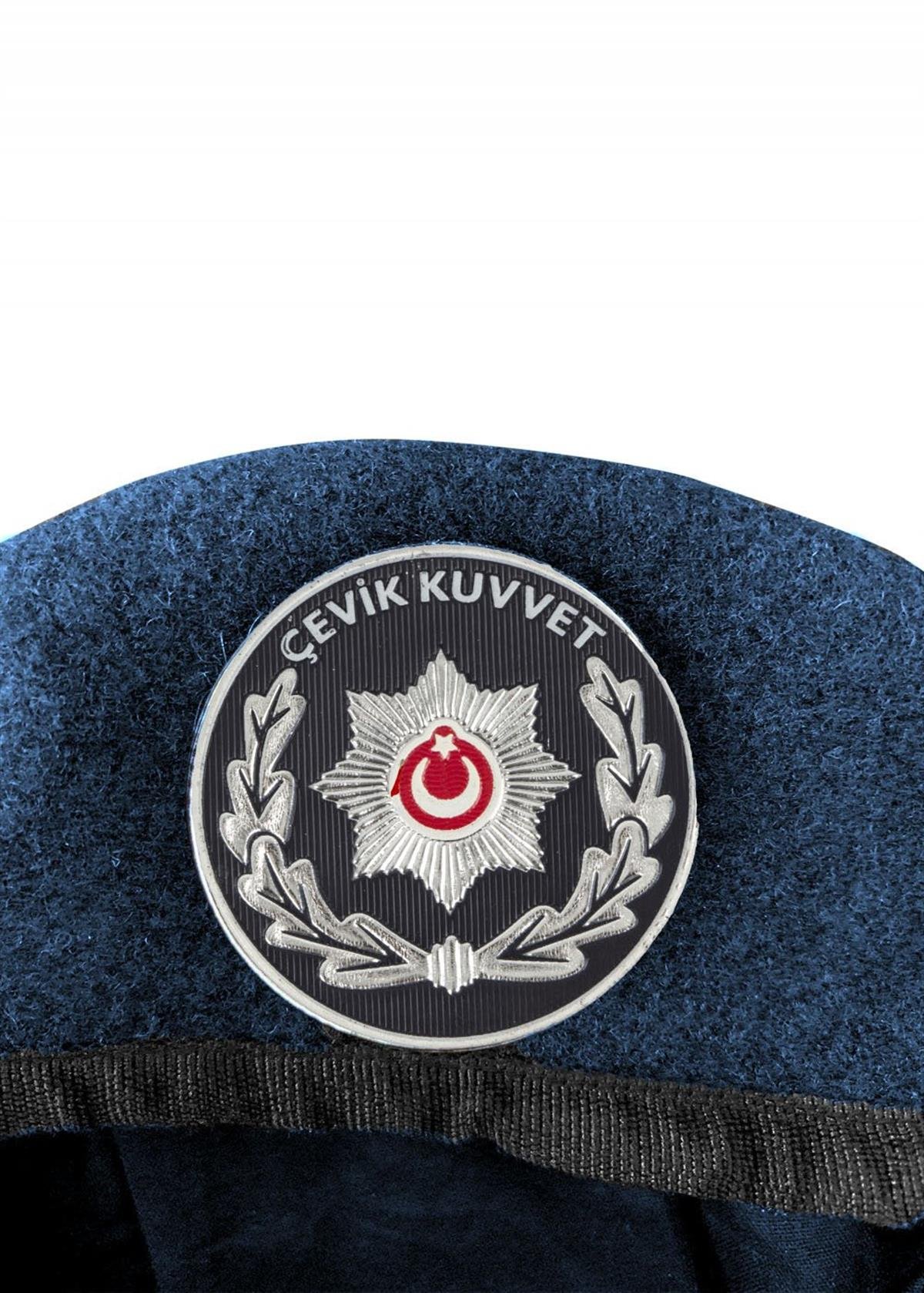 Çevik Kuvvet Polisi MalzemeleriLacivert Çevik Kuvvet Amir Yan Bere