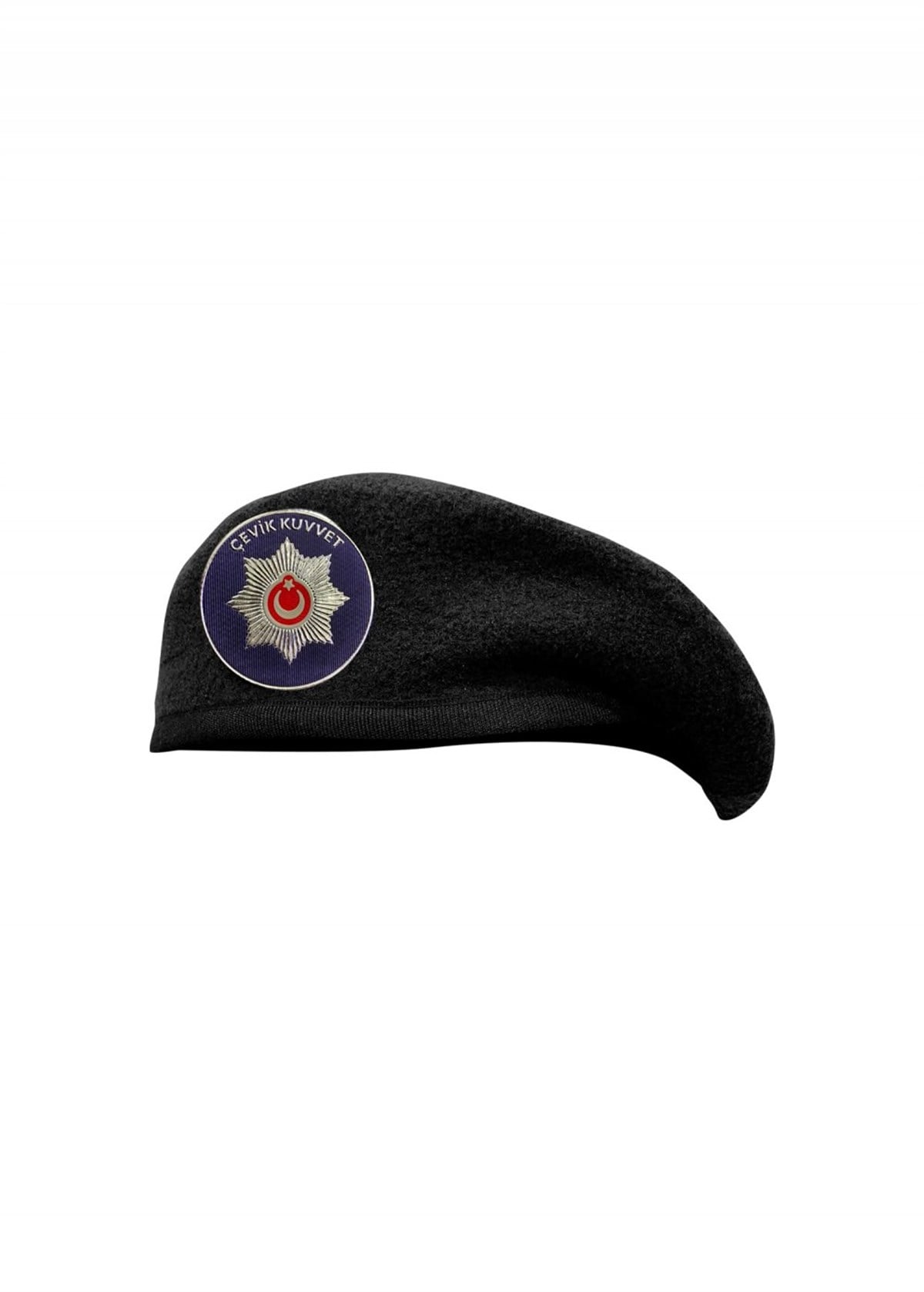 Siyah Çevik Kuvvet Polis Yan Bere