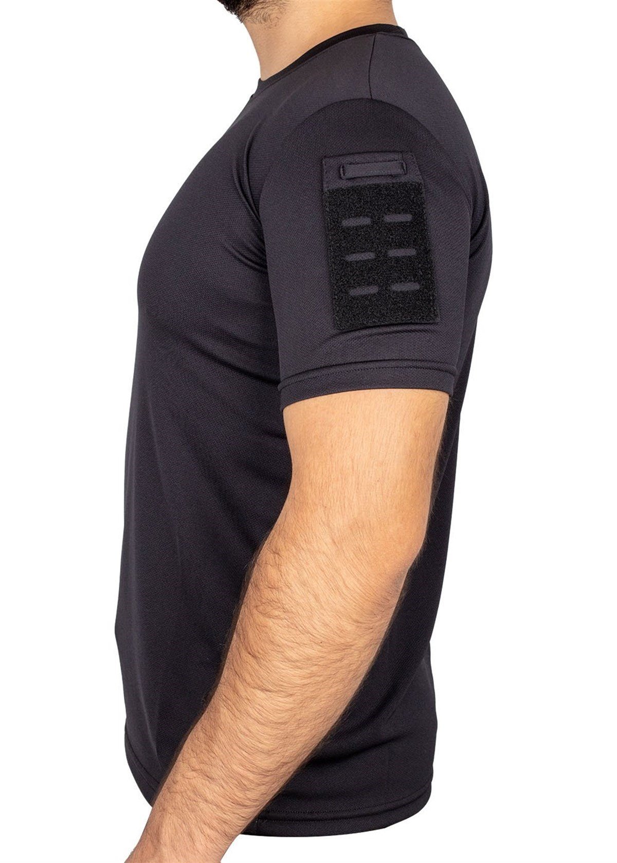 Siyah Combat Kısa Tişört