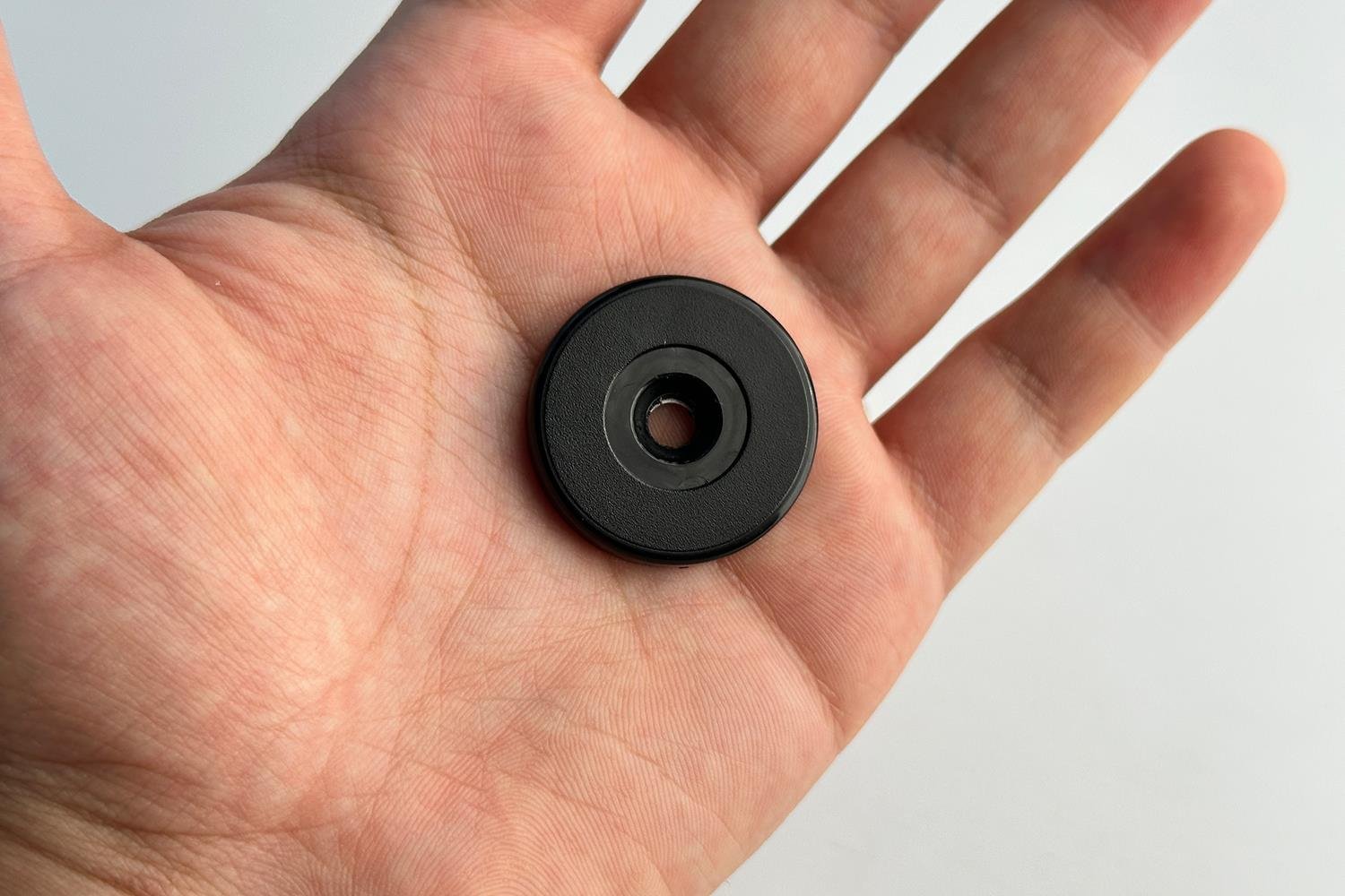 13.56 Mhz NFC Ferritli Metal Üstü Tag Token Siyah 30mm Çap