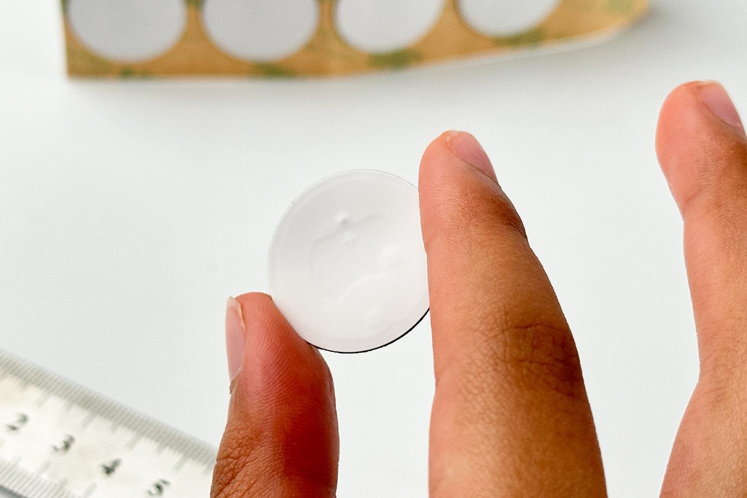 25mm Dia HF RFID Esnek Metal Etiketi - Ntag213